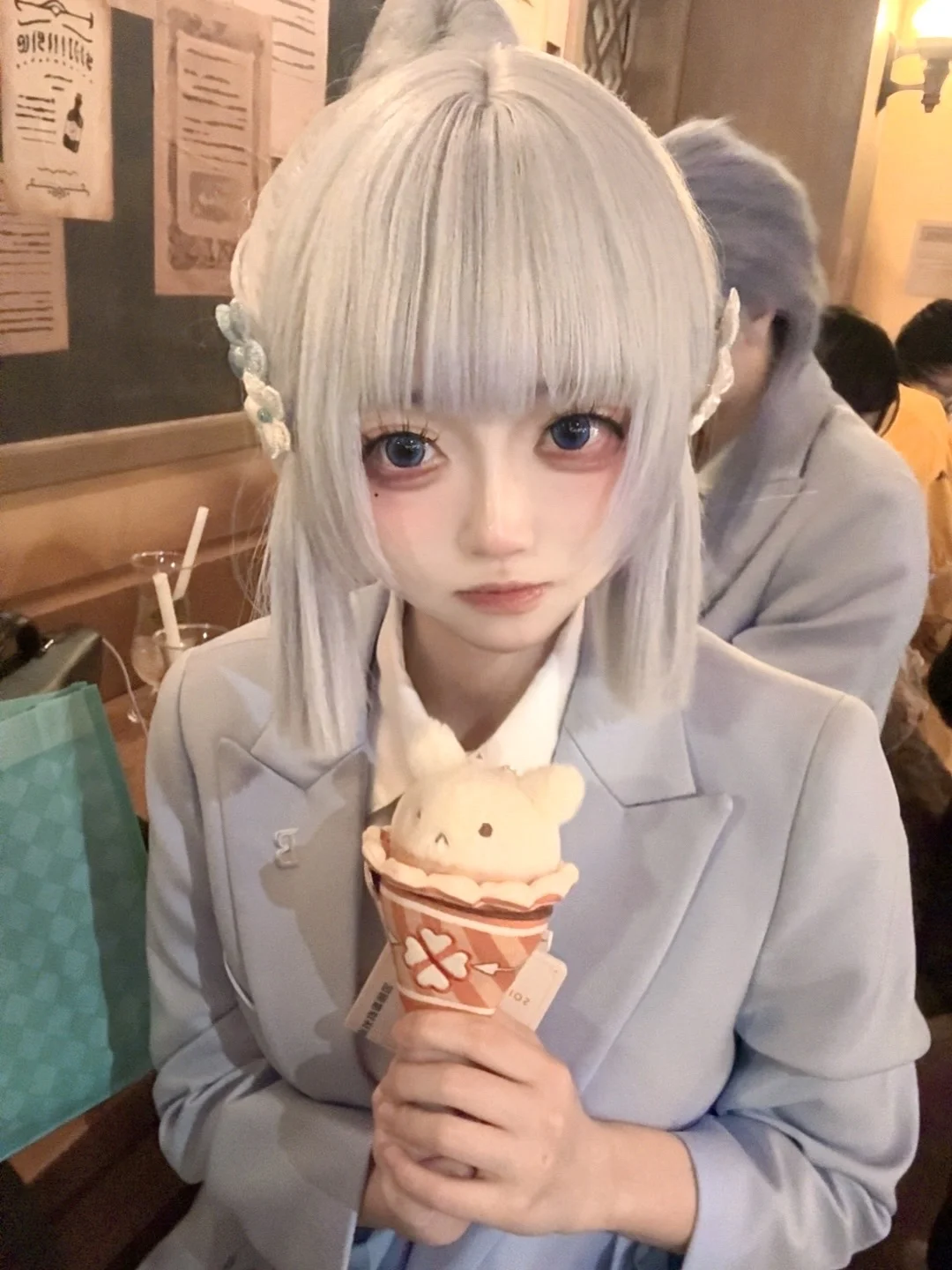 原神, 神里绫华cos, 北京环球影城, 羽球节, 线下cosplay