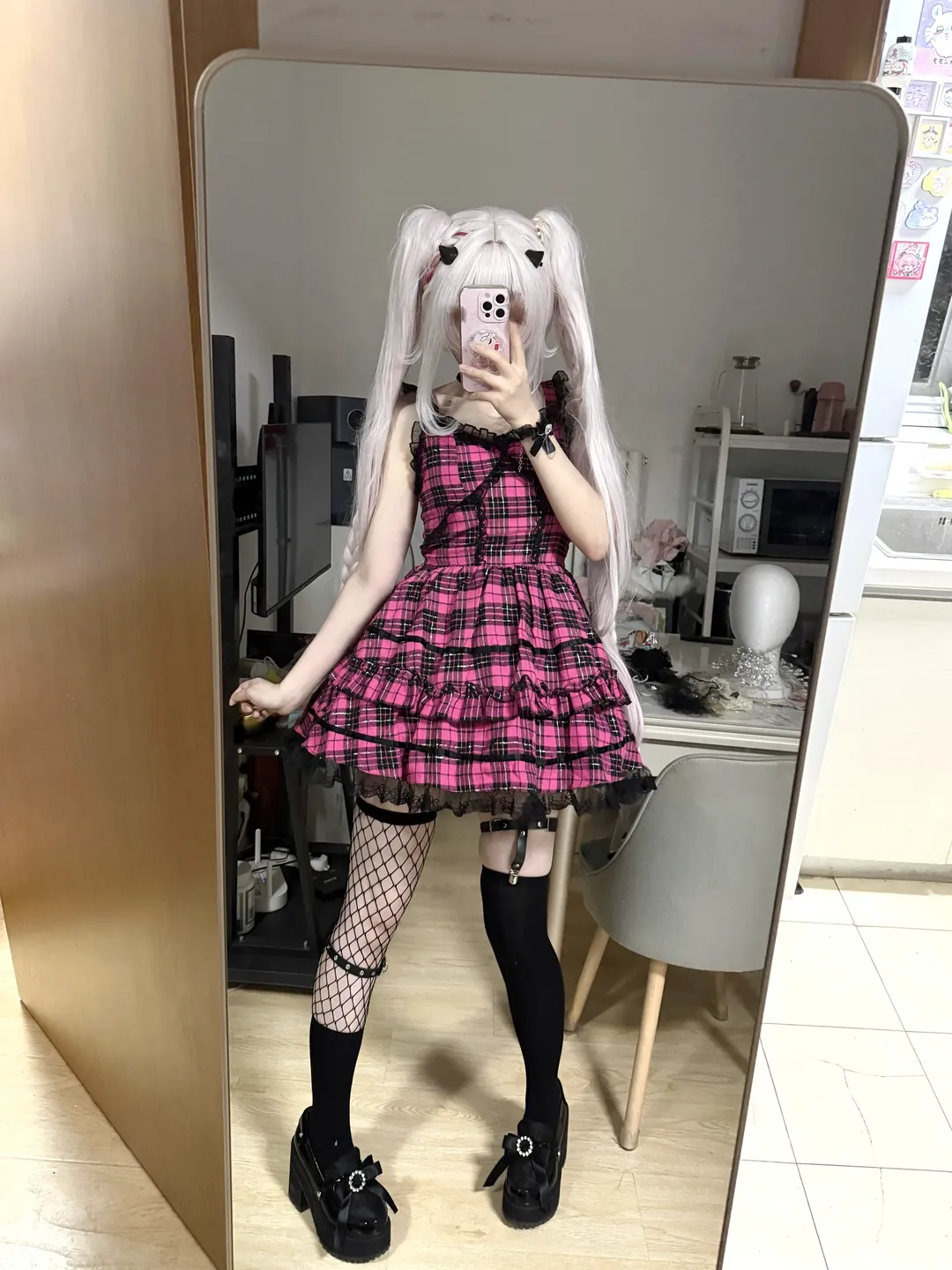 崩坏星穹铁道, 火花cos, cosplay穿搭, 双马尾假发, 地雷系甜酷风 - 第2张