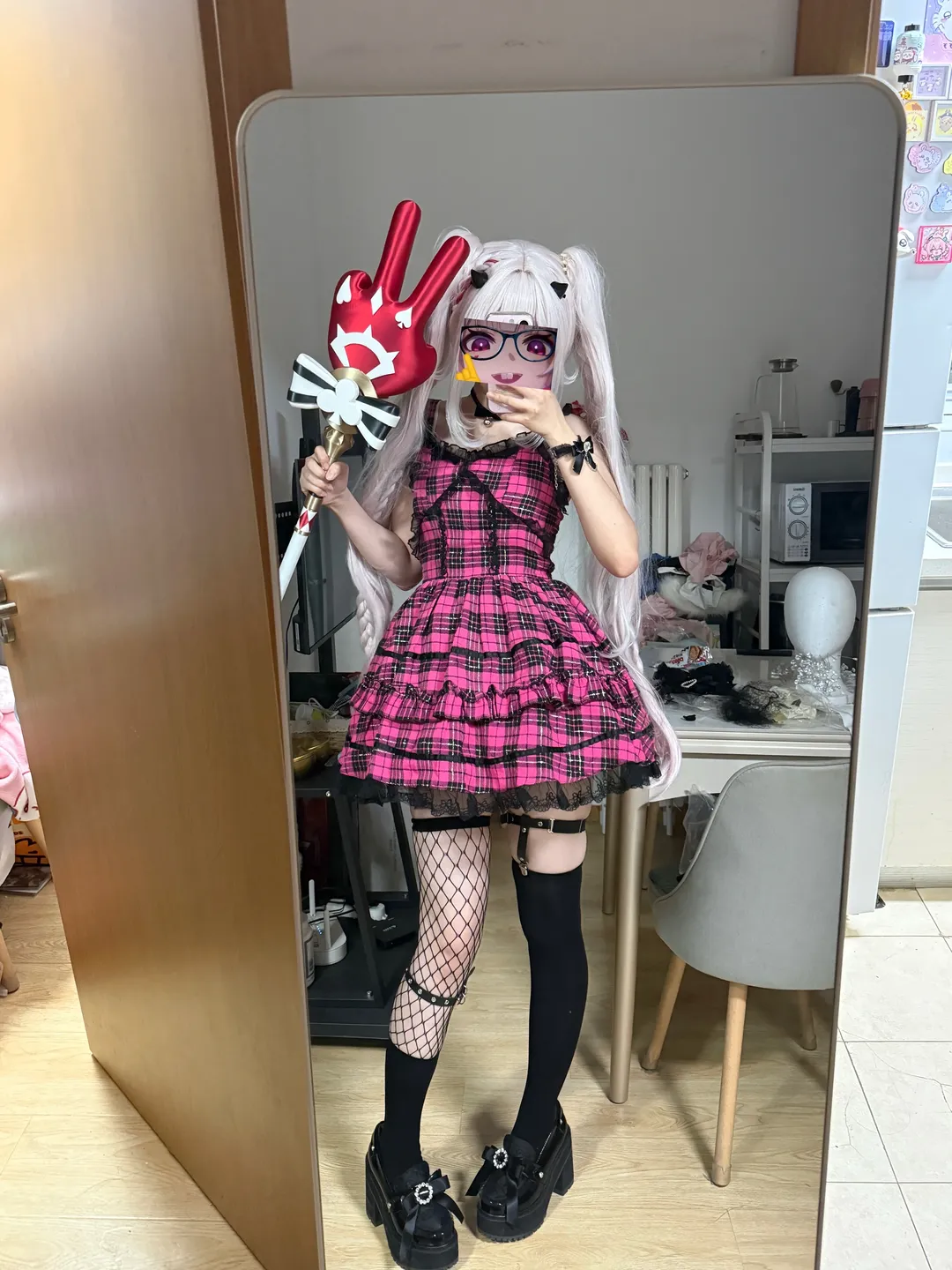 崩坏星穹铁道, 火花cos, cosplay穿搭, 双马尾假发, 地雷系甜酷风 - 第3张