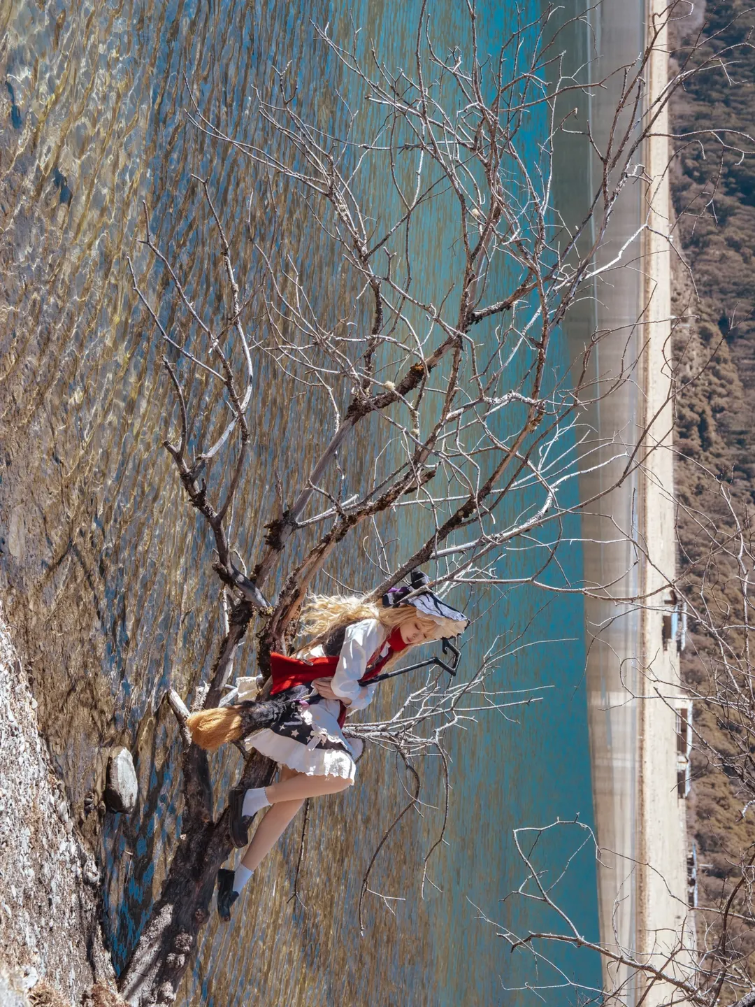 東方Project, アウトドア撮影, 魔理沙コスプレ, コスプレシェア, 大景の完成写真 - 1枚目