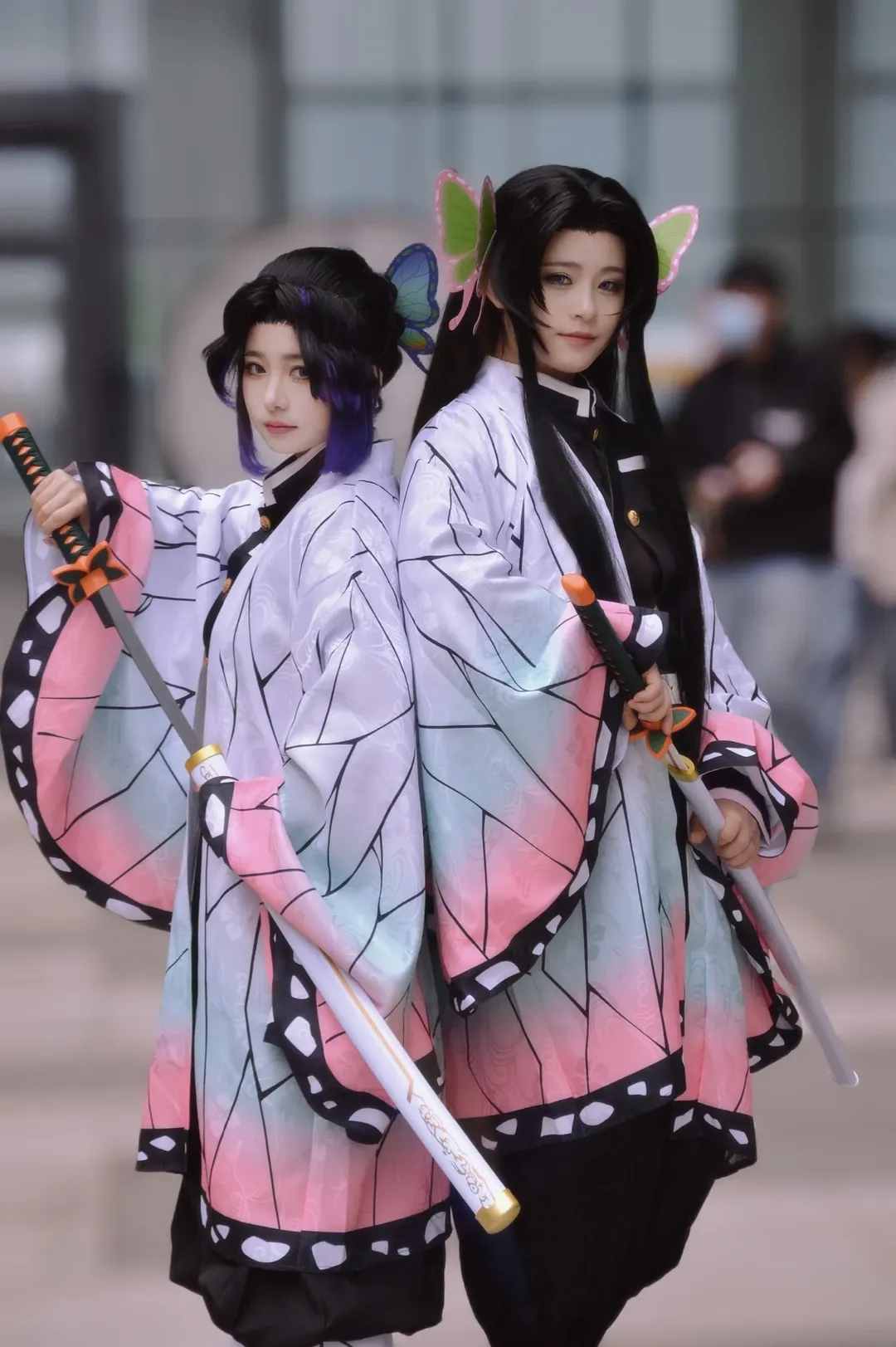 鬼灭之刃, 蝴蝶忍cos, ACJOY漫展, 蝴蝶香奈惠, 蝴蝶姐妹 - 第13张