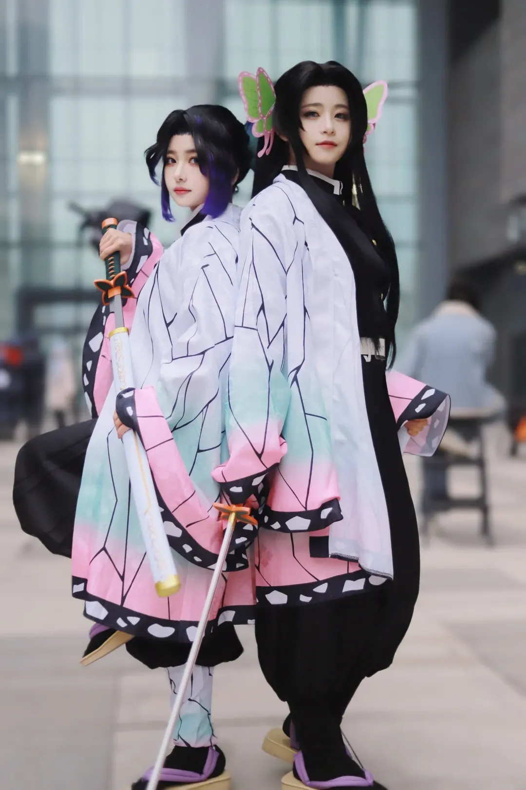 鬼灭之刃, 蝴蝶忍cos, ACJOY漫展, 蝴蝶香奈惠, 蝴蝶姐妹 - 第9张