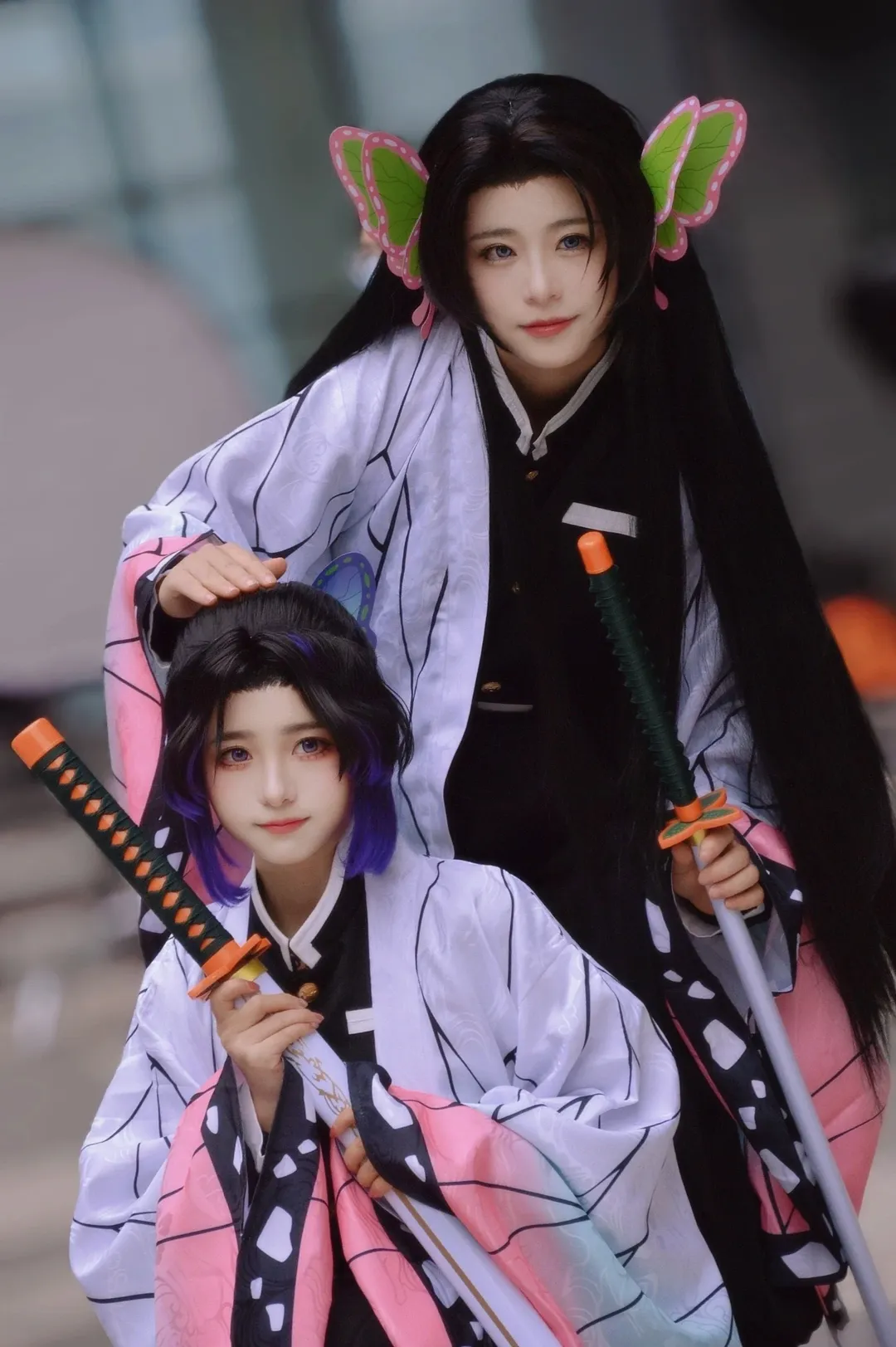 鬼滅の刃, イベント撮影, コスプレシェア, 胡蝶しのぶ コスプレ, 胡蝶カナエ コスプレ - 1枚目