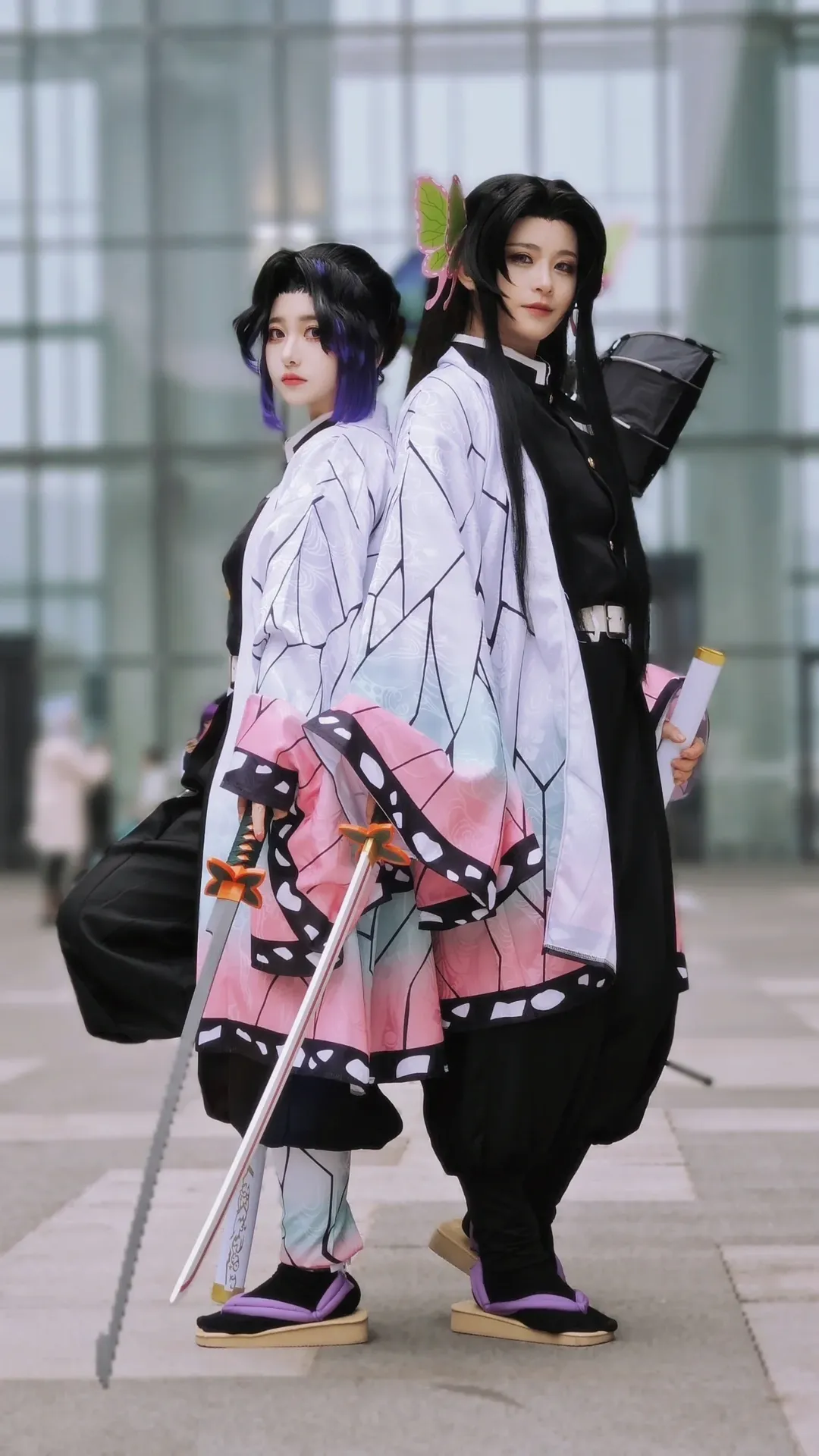 鬼滅の刃, イベント撮影, コスプレシェア, 胡蝶しのぶ コスプレ, 胡蝶カナエ コスプレ - 5枚目