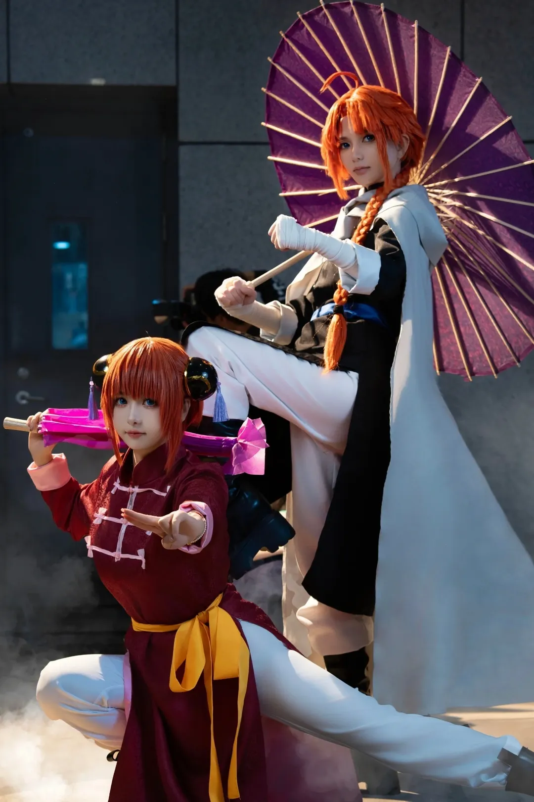 场照动作, 神乐cos, 银魂, 漫展拍照, cosplay姿势 - 第12张