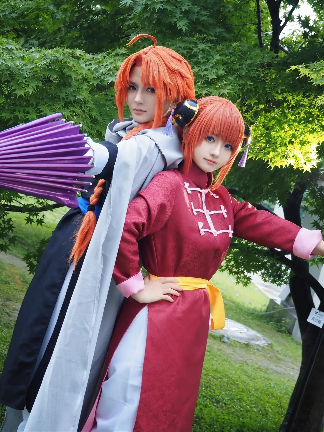 场照动作, 神乐cos, 银魂, 漫展拍照, cosplay姿势 - 第14张