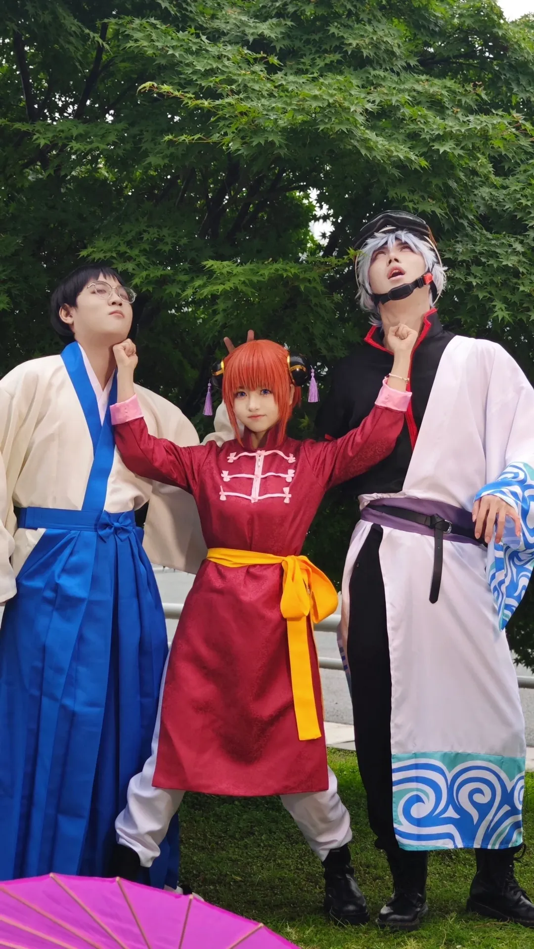 场照动作, 神乐cos, 银魂, 漫展拍照, cosplay姿势 - 第16张