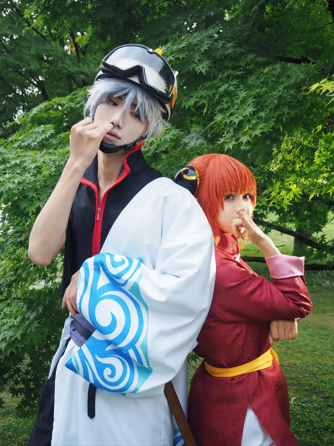场照动作, 神乐cos, 银魂, 漫展拍照, cosplay姿势 - 第17张