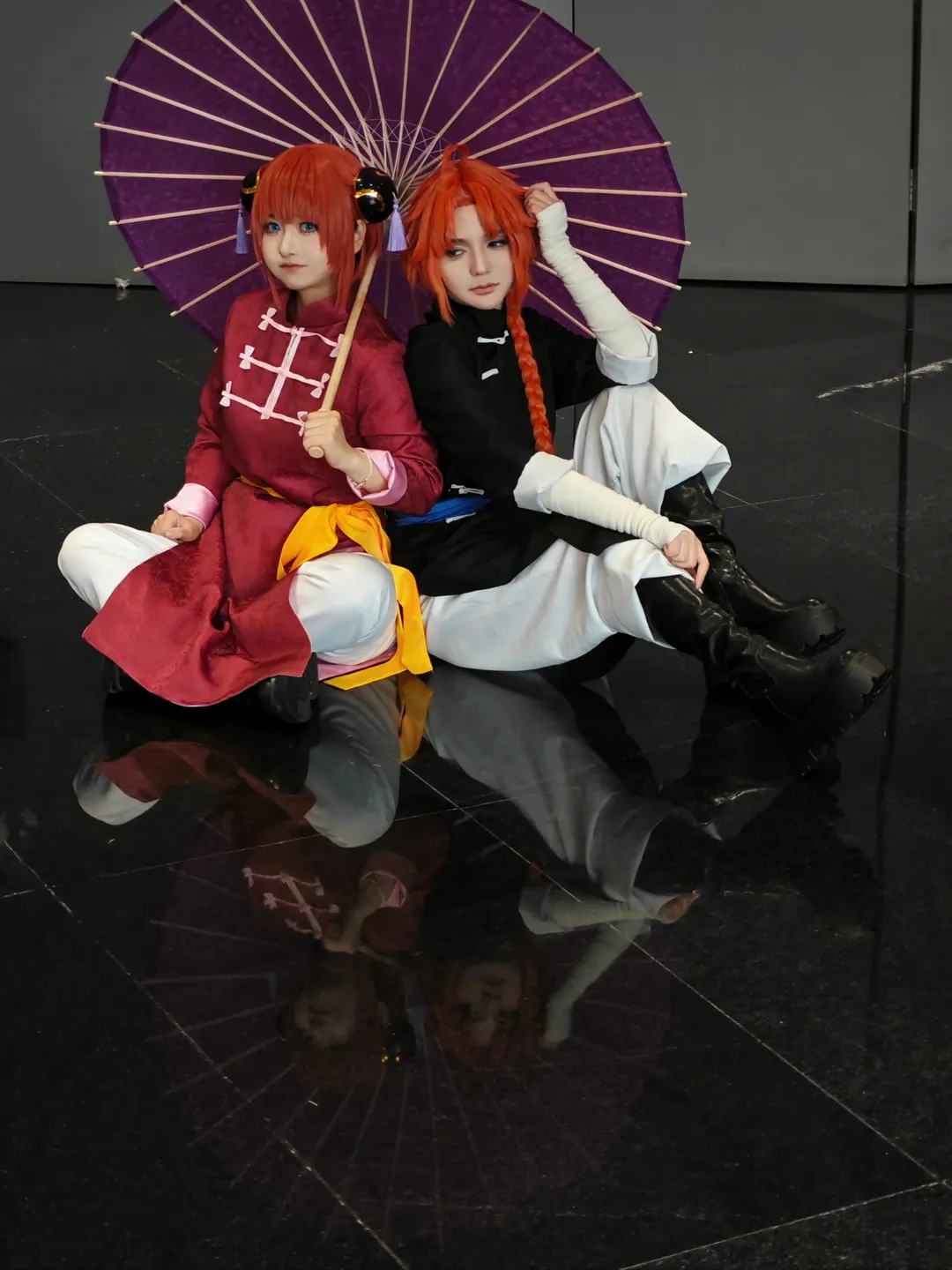 场照动作, 神乐cos, 银魂, 漫展拍照, cosplay姿势 - 第9张