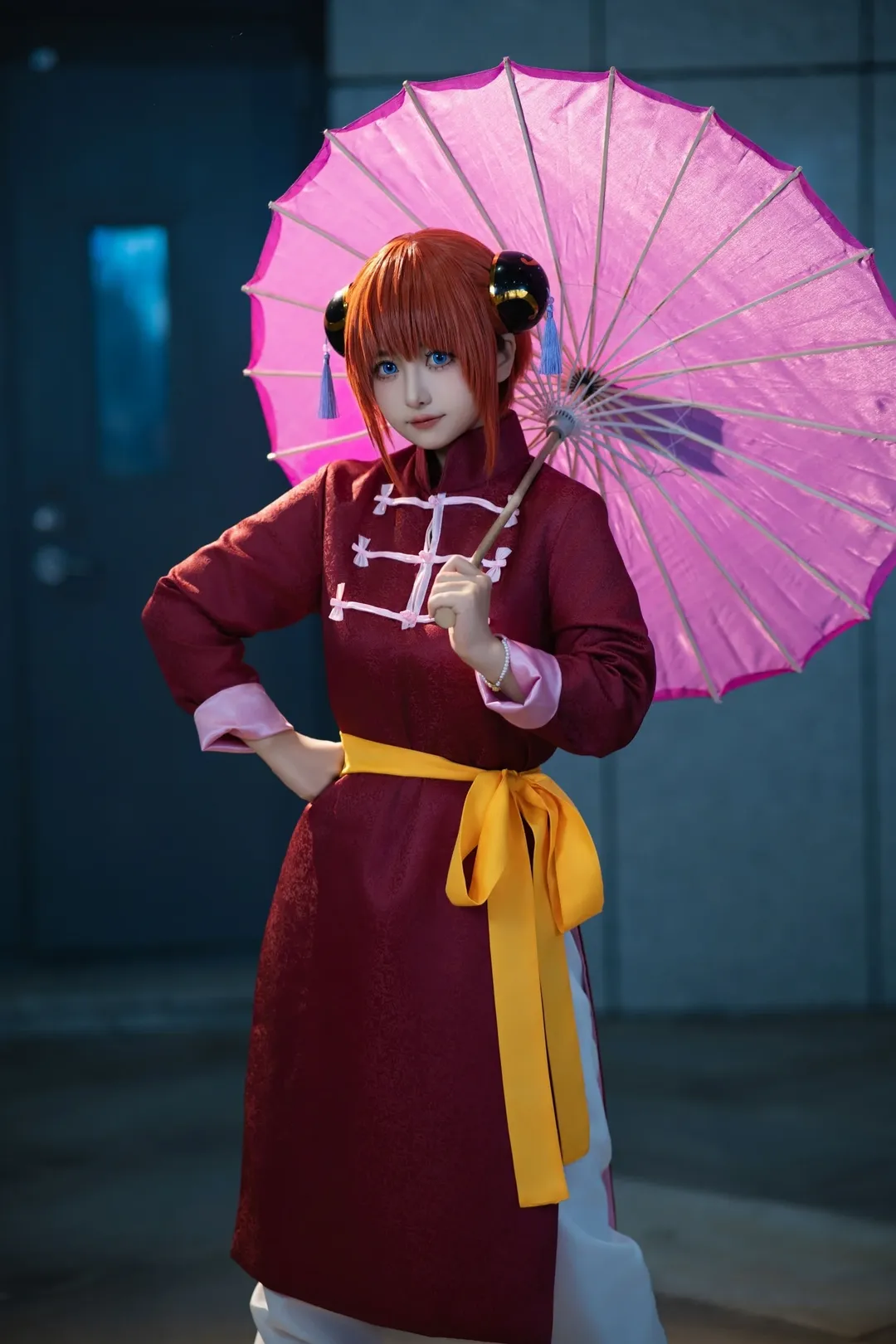 场照返图, 神乐cos, 银魂, 银魂cosplay, 武术风cos