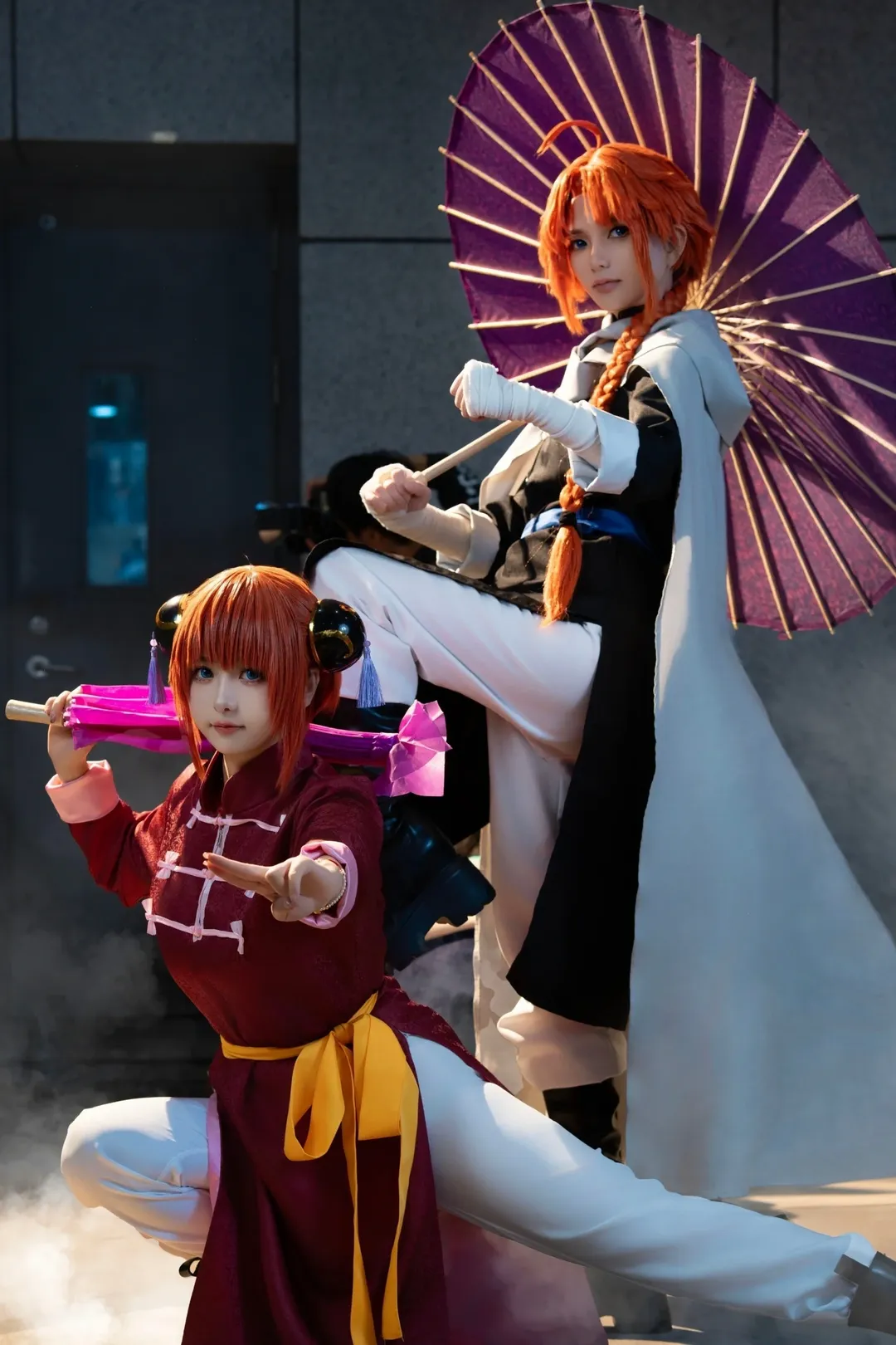 场照返图, 神乐cos, 银魂, 银魂cosplay, 武术风cos - 第5张