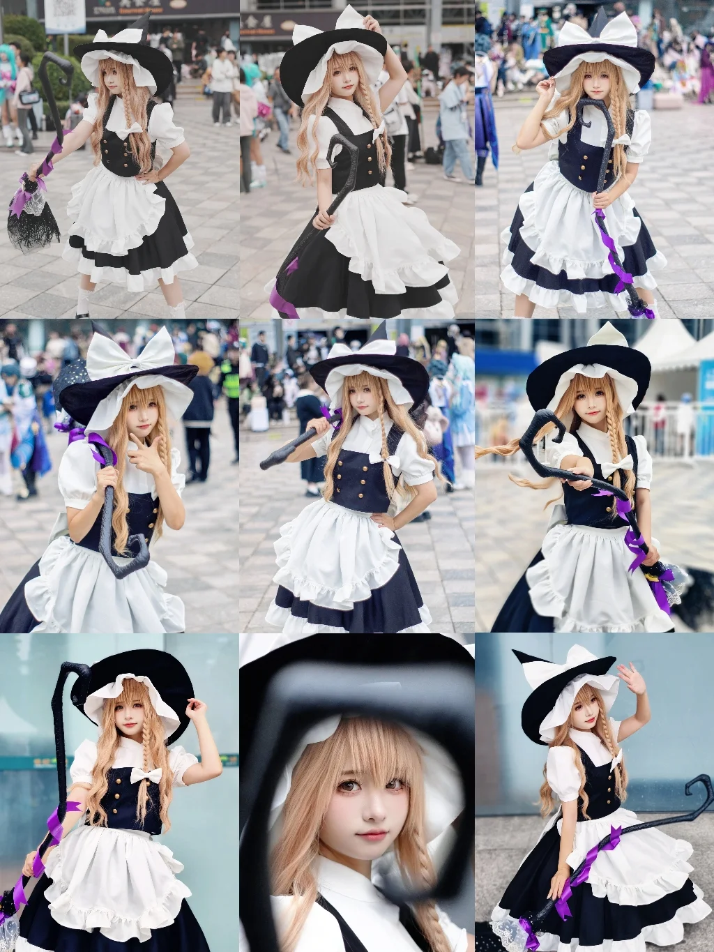 二次元摄影, 东方project, 雾雨魔理沙cos, cosplay场照, 漫展写真 - 第1张