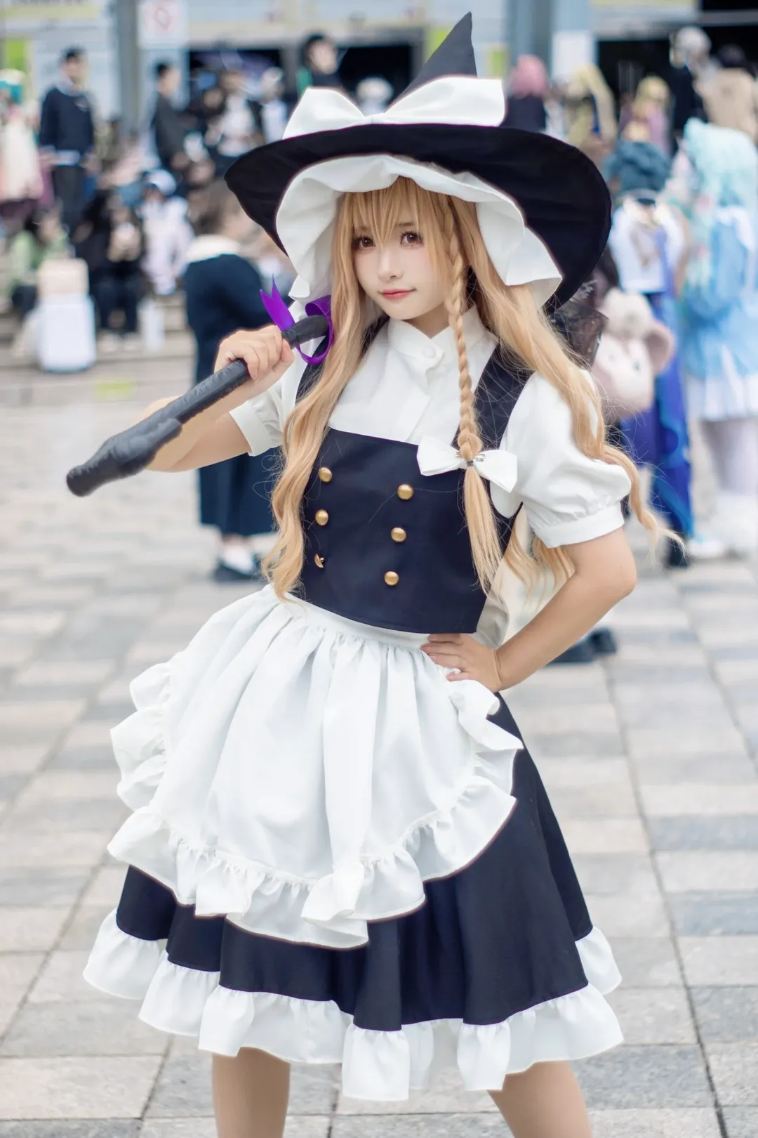 二次元摄影, 东方project, 雾雨魔理沙cos, cosplay场照, 漫展写真 - 第2张