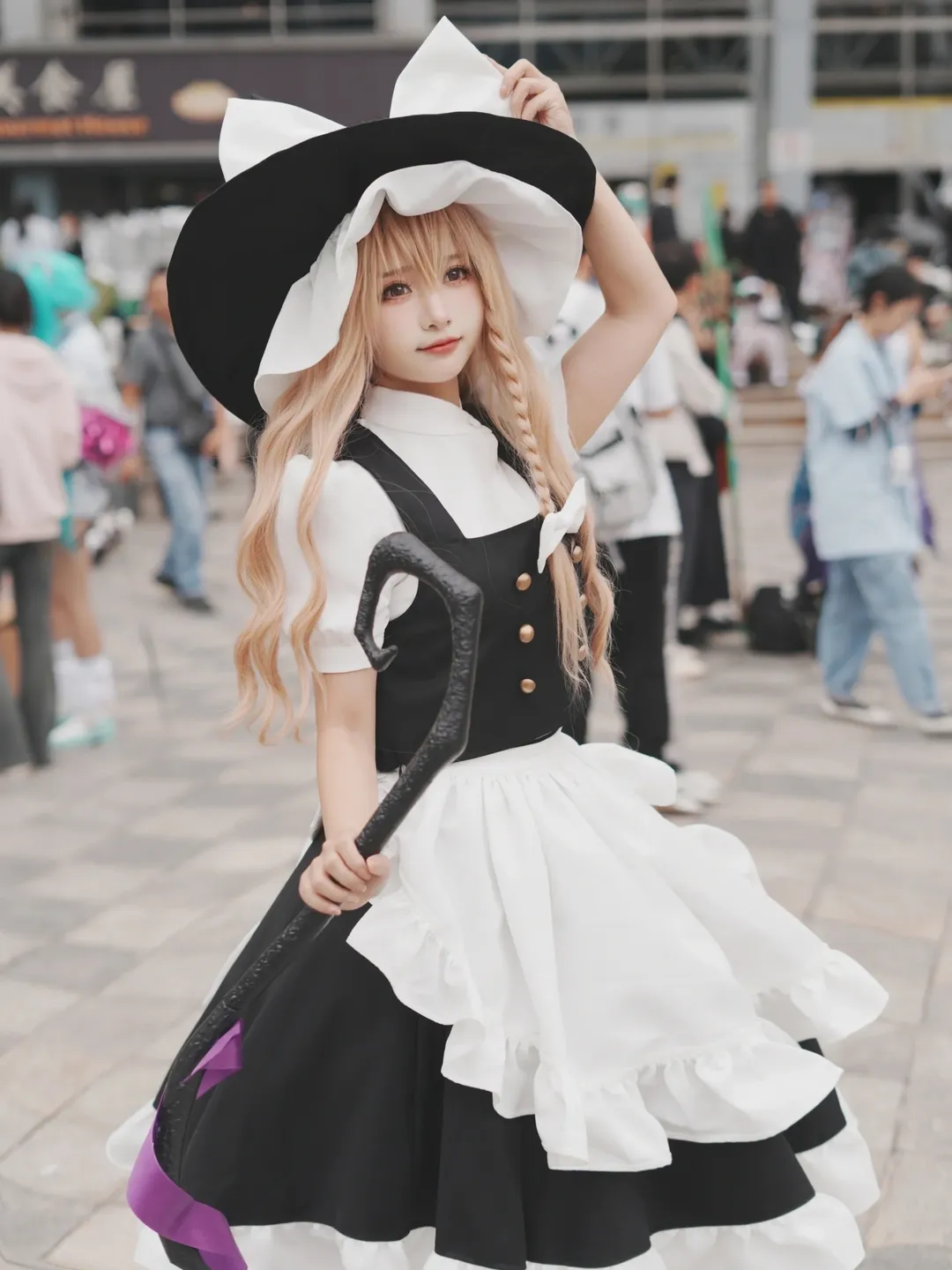二次元摄影, 东方project, 雾雨魔理沙cos, cosplay场照, 漫展写真 - 第5张