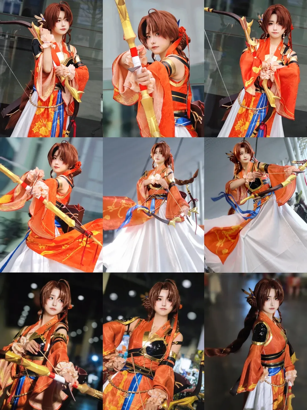场照, 动作参考, cosplay摄影, 孙尚香cos, 代号鸢 - 第1张