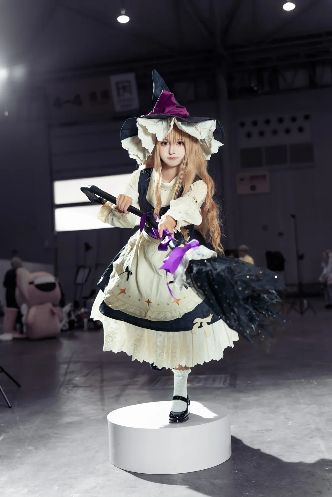 东方project, 魔理沙cos, 漫展返图, cosplay场照, 女巫装扮