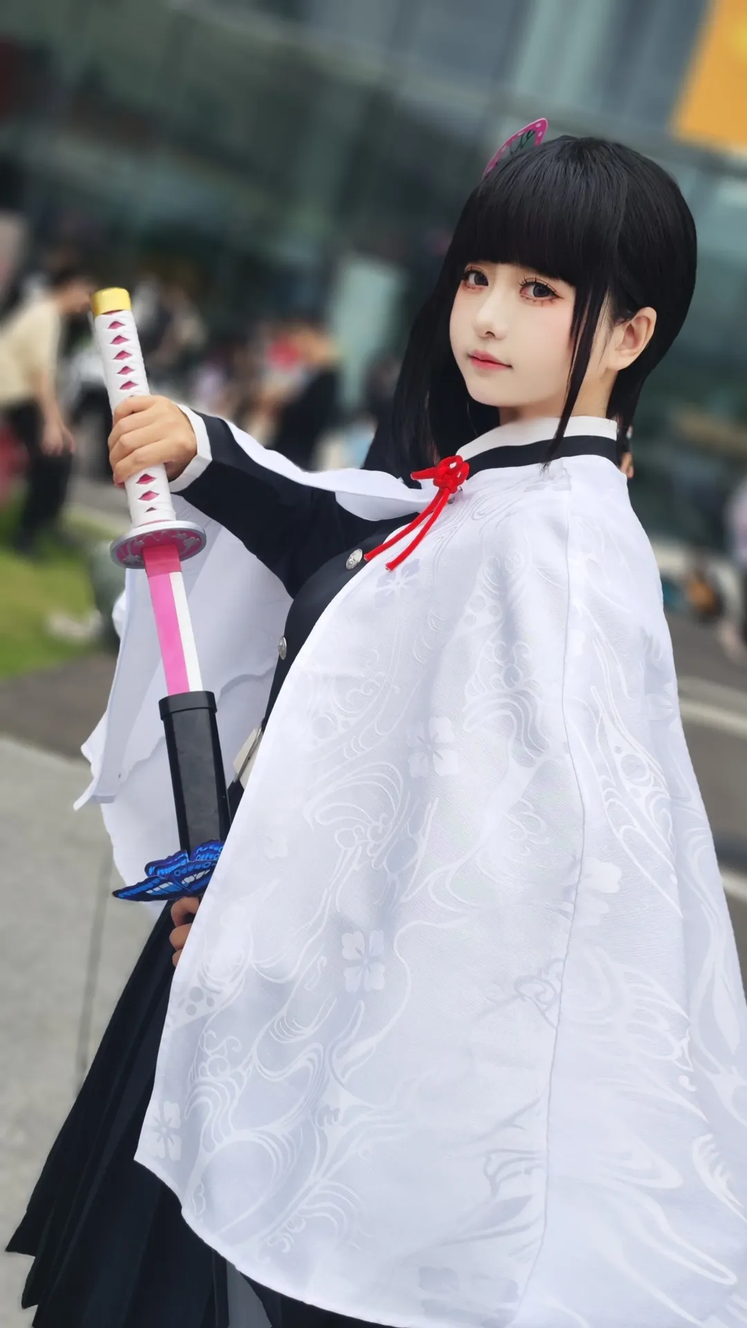 二次元摄影, 鬼灭之刃, 漫展场照, 栗花落香奈乎cos, cosplay返图