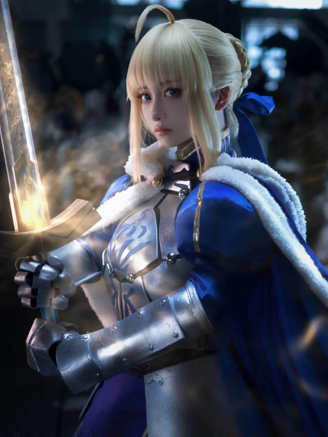 アルトリア コスプレ, Fate/Grand Order, Fateシリーズ, 世界線アニメイベント, コスプレ会場写真