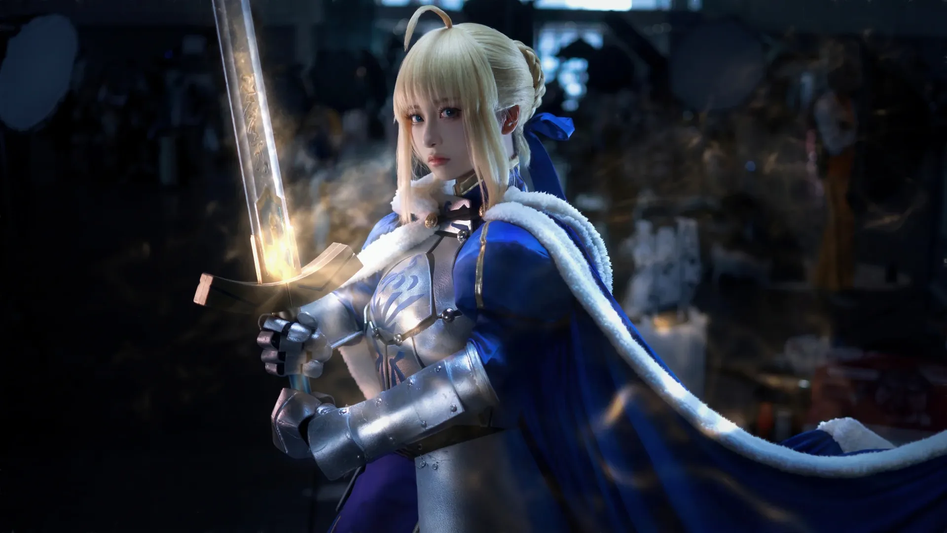 アルトリア コスプレ, Fate/Grand Order, Fateシリーズ, 世界線アニメイベント, コスプレ会場写真 - 3枚目