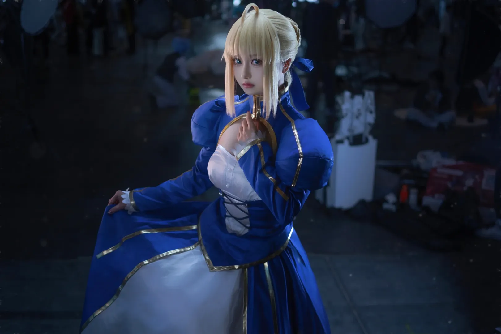 アルトリア コスプレ, Fate/Grand Order, Fateシリーズ, 世界線アニメイベント, コスプレ会場写真 - 5枚目