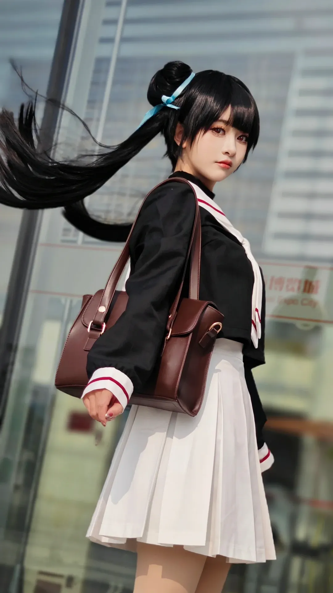 カードキャプターさくら, コスプレ撮影, 李苺鈴コスプレ, 成都アニメイベント会場写真, セーラー服 - 2枚目