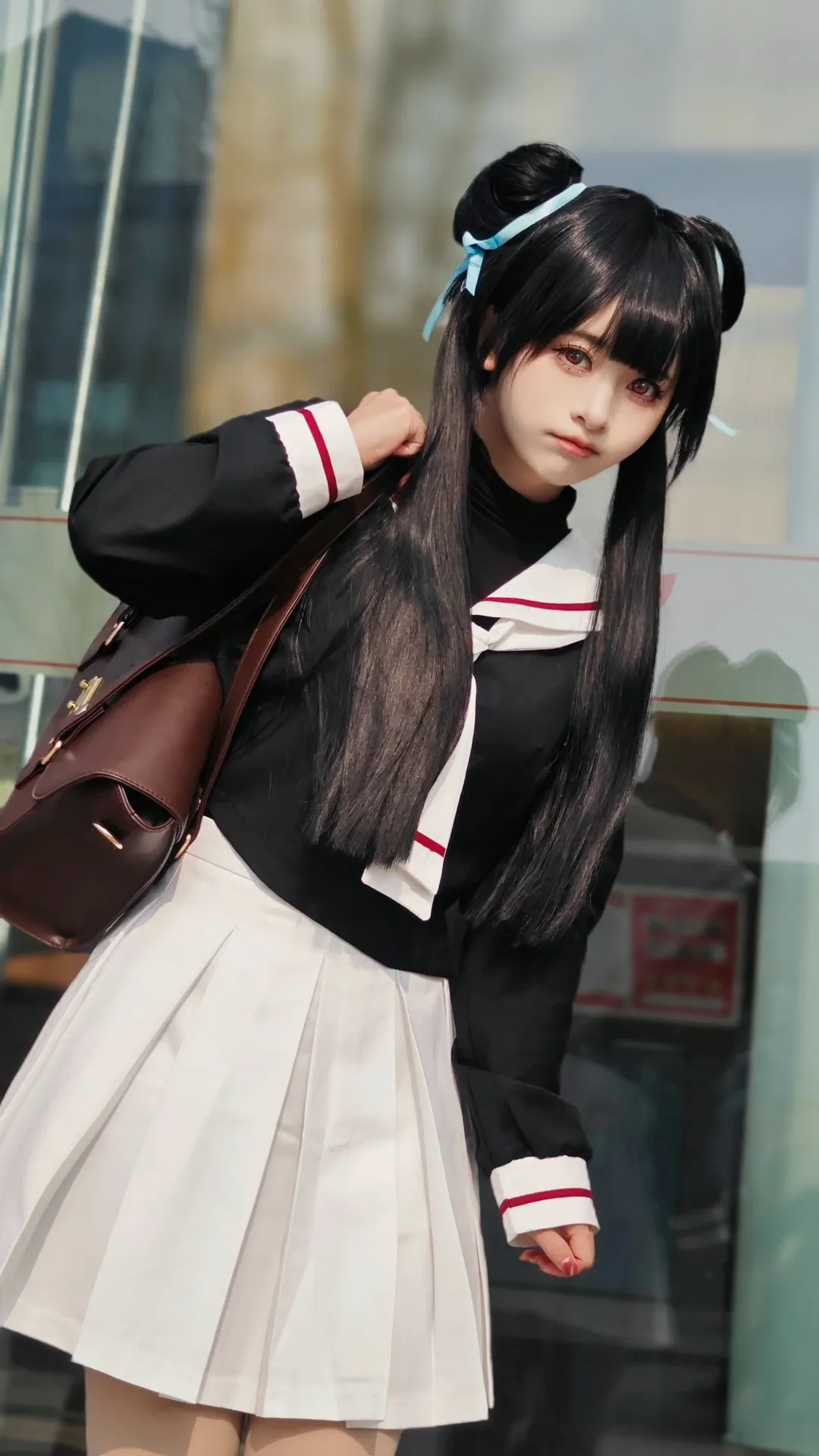 カードキャプターさくら, コスプレ撮影, 李苺鈴コスプレ, 成都アニメイベント会場写真, セーラー服 - 4枚目