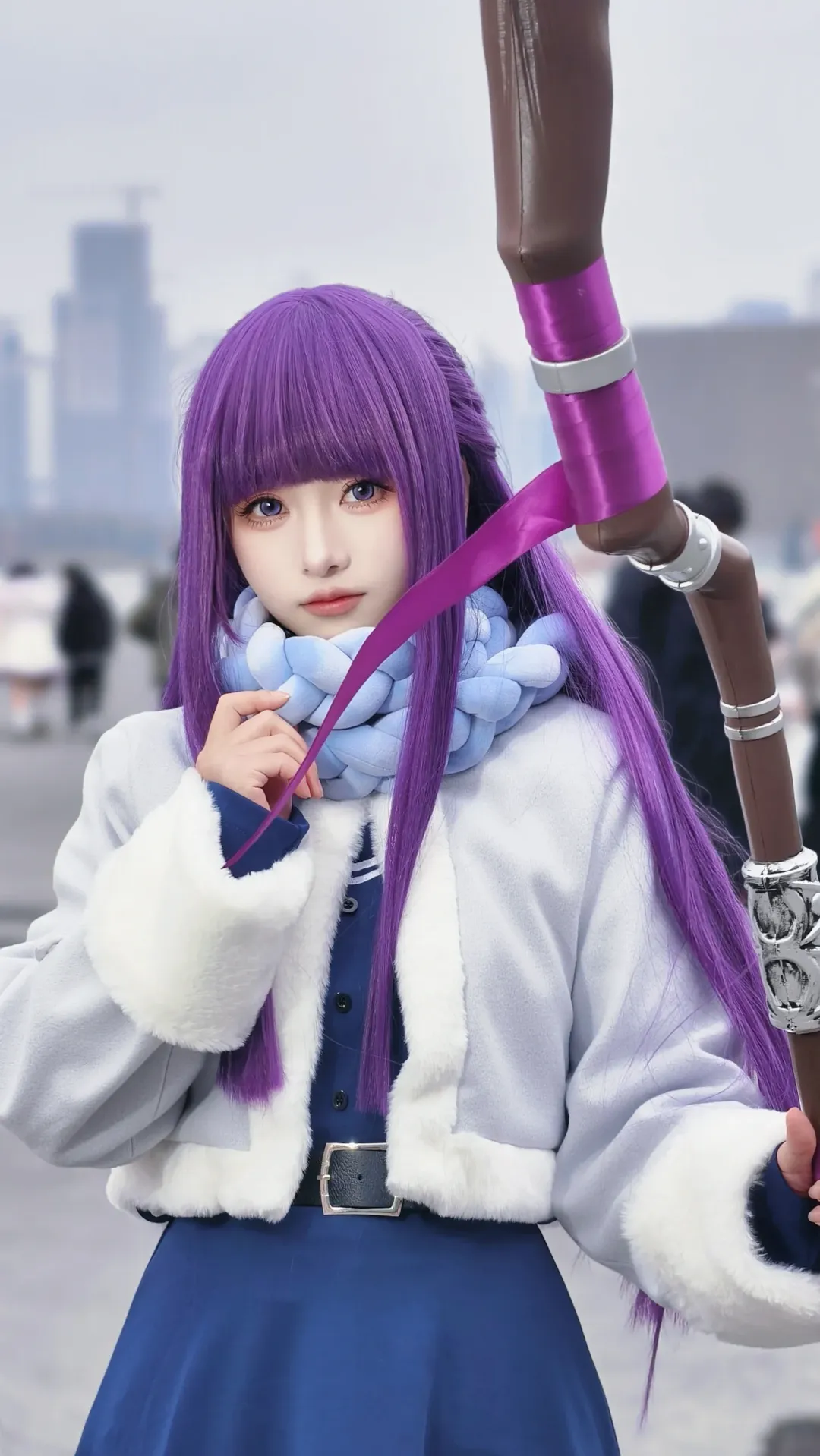 イベント写真, フェルン コスプレ, 葬送のフリーレン, スマホ写真, アクションショット - 3枚目