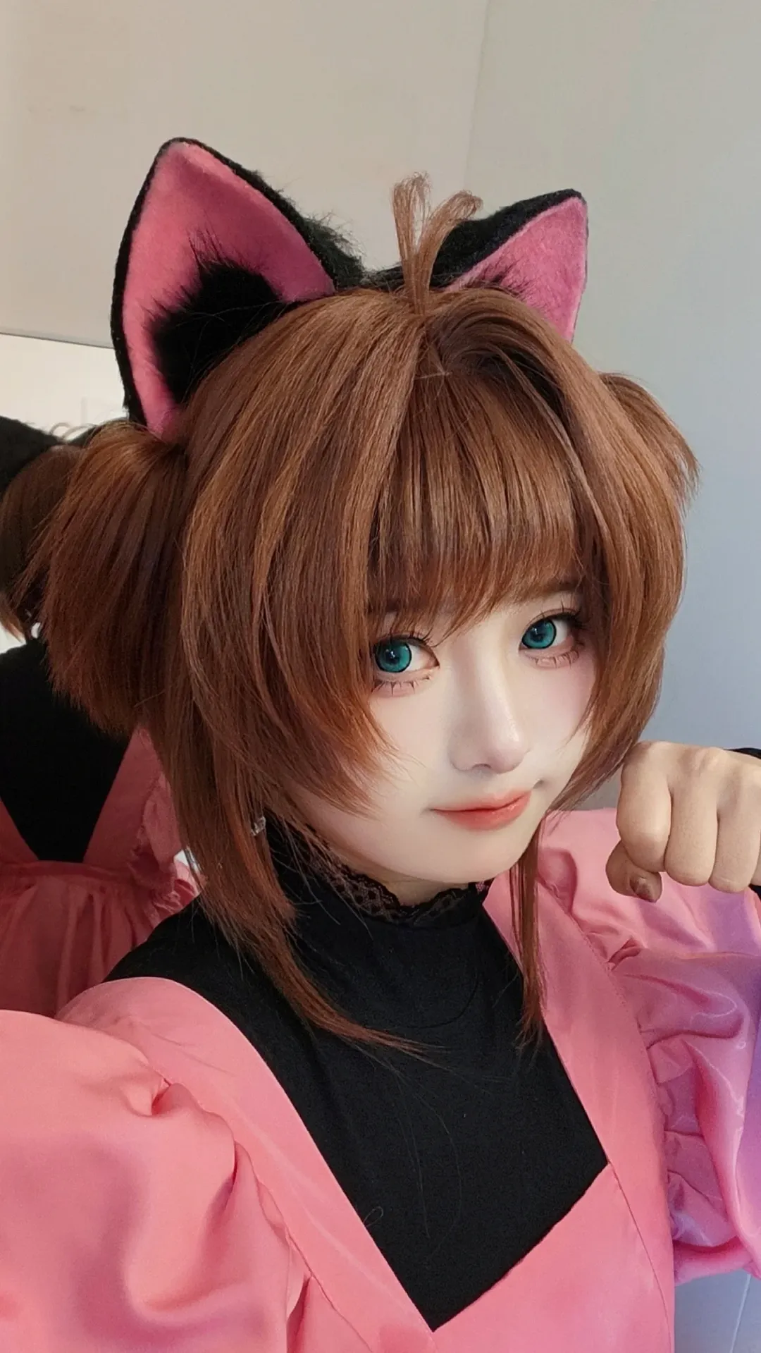 cosplay妆容, 二次元眼妆, 下睫毛教程, 绿色美瞳, cosplay新手 - 第3张