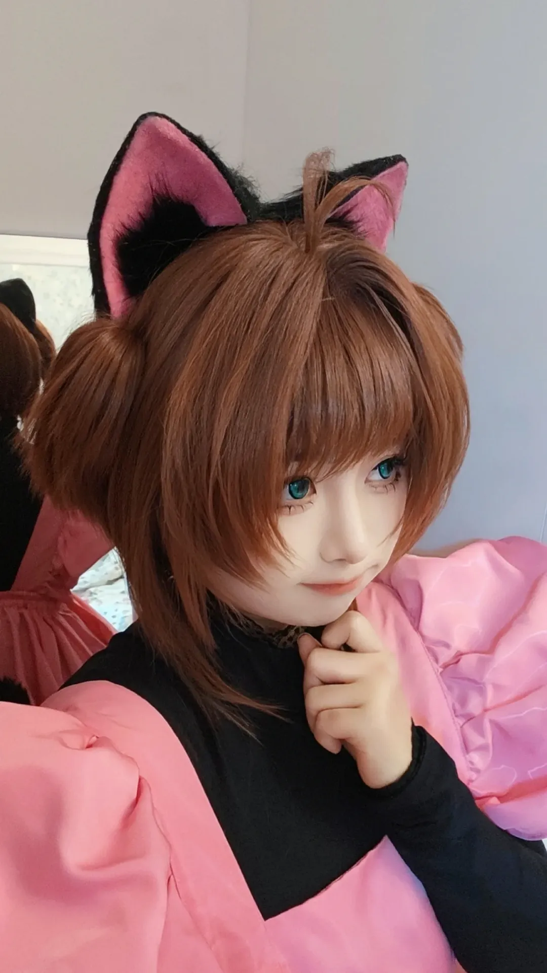 cosplay妆容, 二次元眼妆, 下睫毛教程, 绿色美瞳, cosplay新手 - 第4张