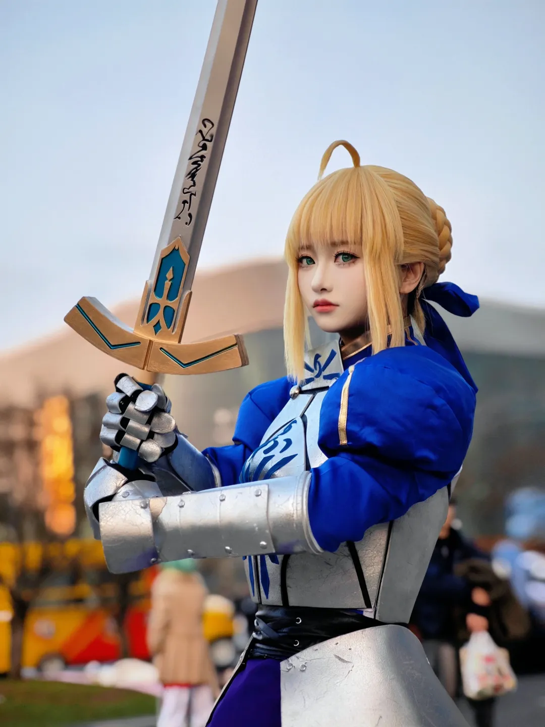 漫展返图, 阿尔托莉雅cos, Fate, cosplay摄影, 场照姿势 - 第10张