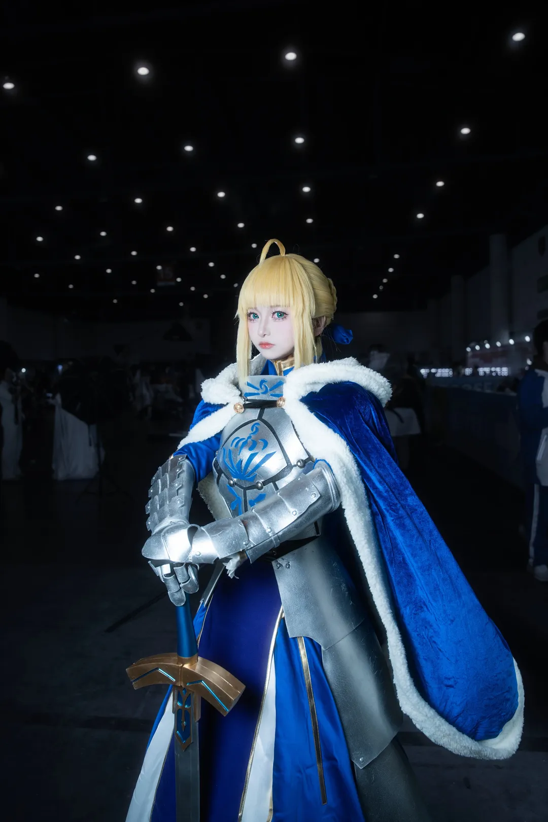 漫展返图, 阿尔托莉雅cos, Fate, cosplay摄影, 场照姿势 - 第13张
