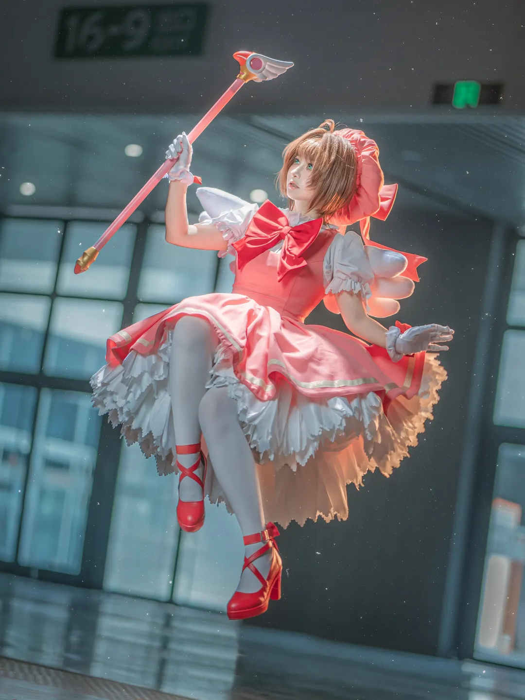 二次元摄影, 场照, 木之本樱cos, 魔卡少女樱, 世界线漫展