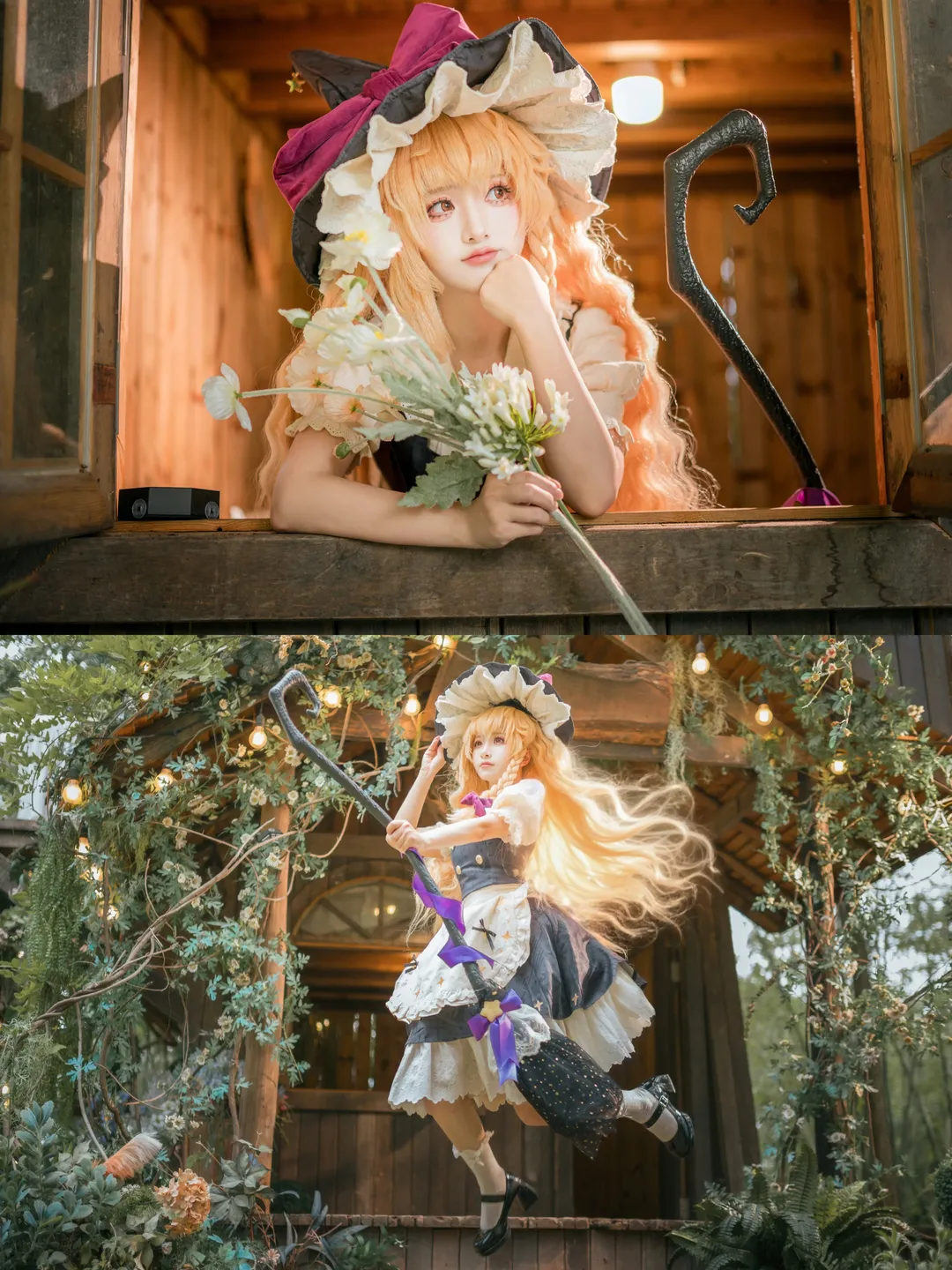 角色扮演, 東方project, 魔理沙cos, cosplay攝影, 森林寫真 - 第1張