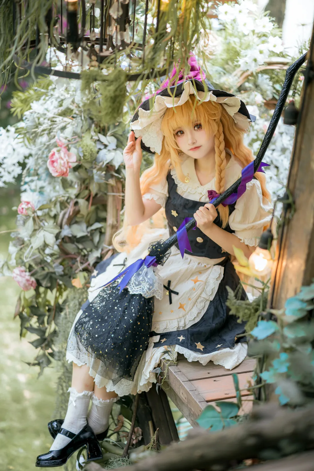 角色扮演, 東方project, 魔理沙cos, cosplay攝影, 森林寫真 - 第5張