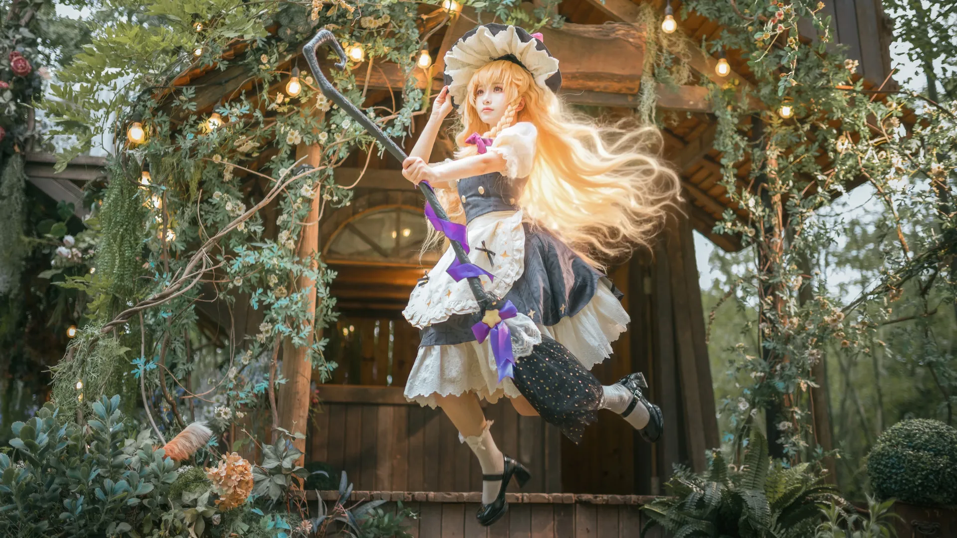 角色扮演, 東方project, 魔理沙cos, cosplay攝影, 森林寫真 - 第8張