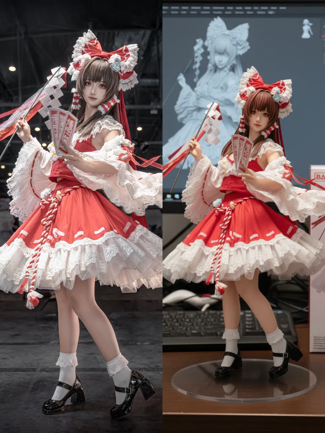 博丽灵梦cos, 东方project, 漫展场照, 同人产粮节, cosplay日常 - 第1张