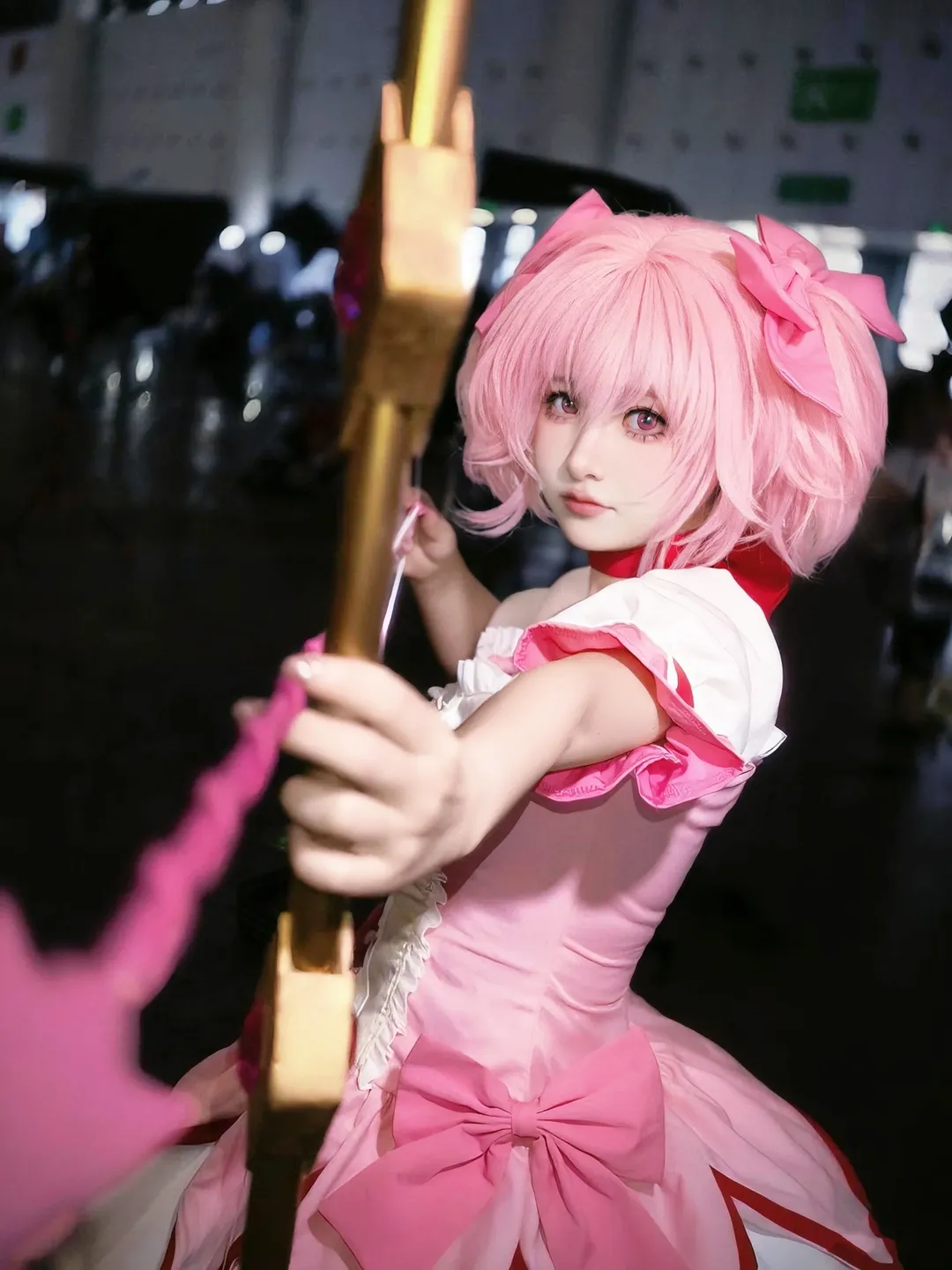 鹿目圆cos, 魔法少女小圆, 漫展摄影, 场照动作参考, cosplay教程 - 第9张