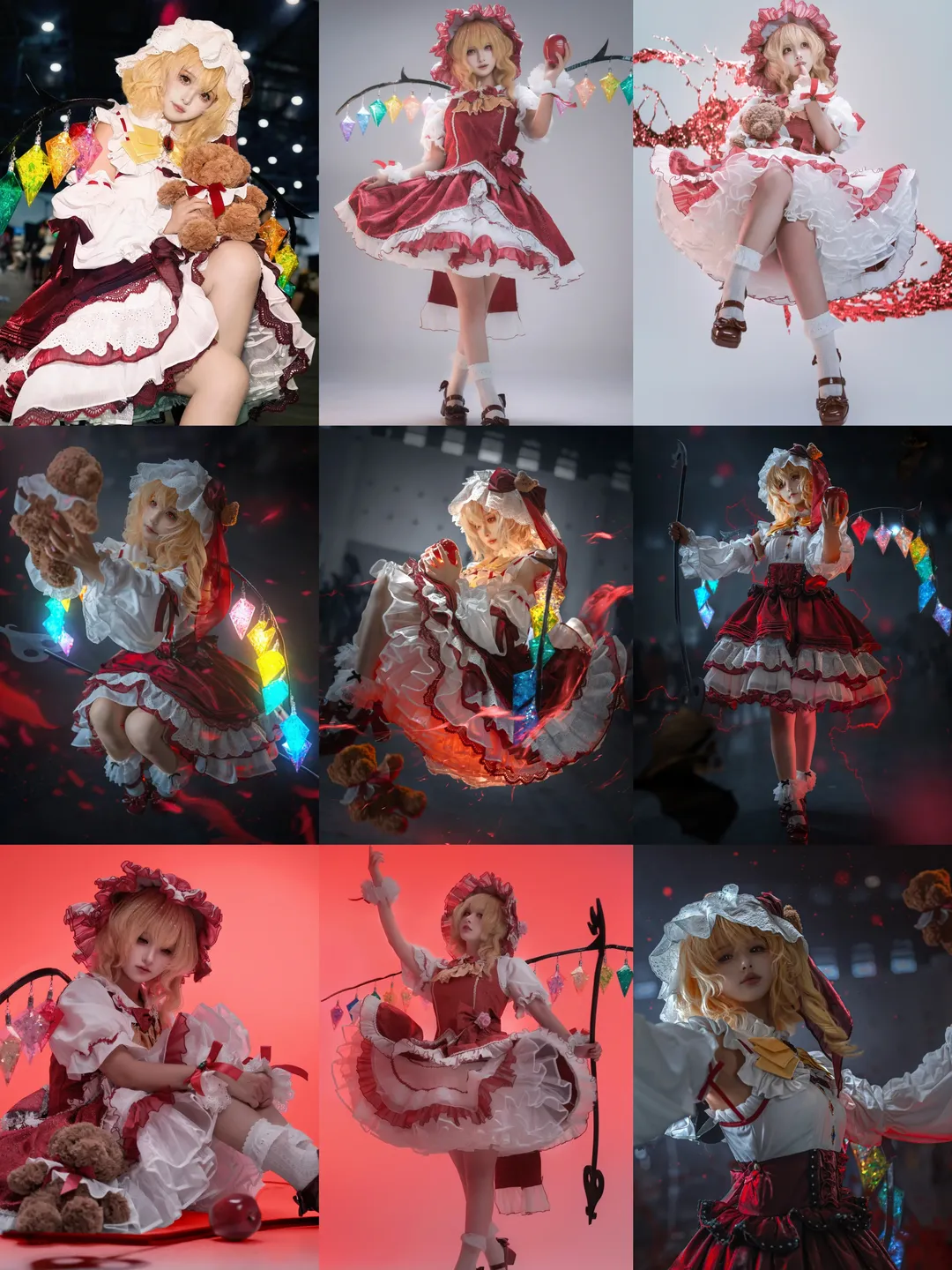 東方Project, イベント写真, コスプレ撮影, フランドール・スカーレットコスプレ, イベント撮影ポーズ参考 - 1枚目