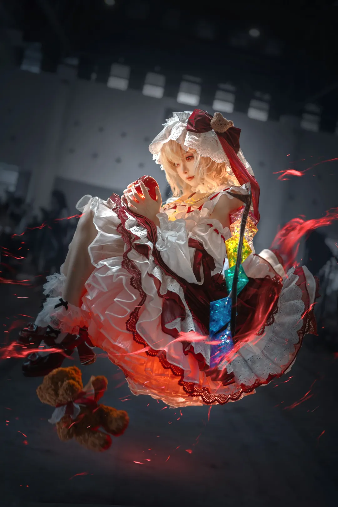 东方project, 漫展场照, cos摄影, 芙兰朵露斯卡雷特cos, 场照动作参考