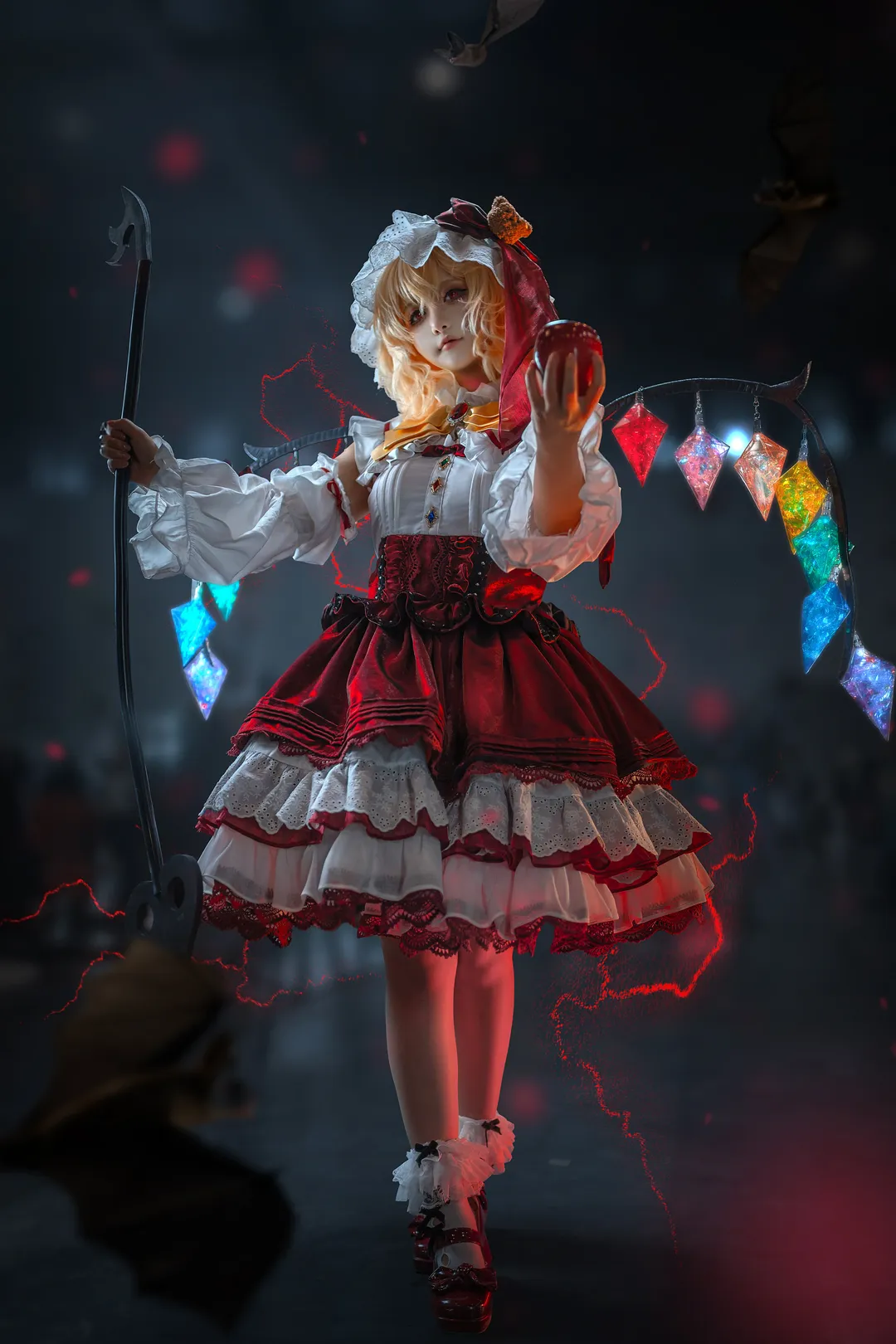 東方Project, イベント写真, コスプレ撮影, フランドール・スカーレットコスプレ, イベント撮影ポーズ参考 - 5枚目