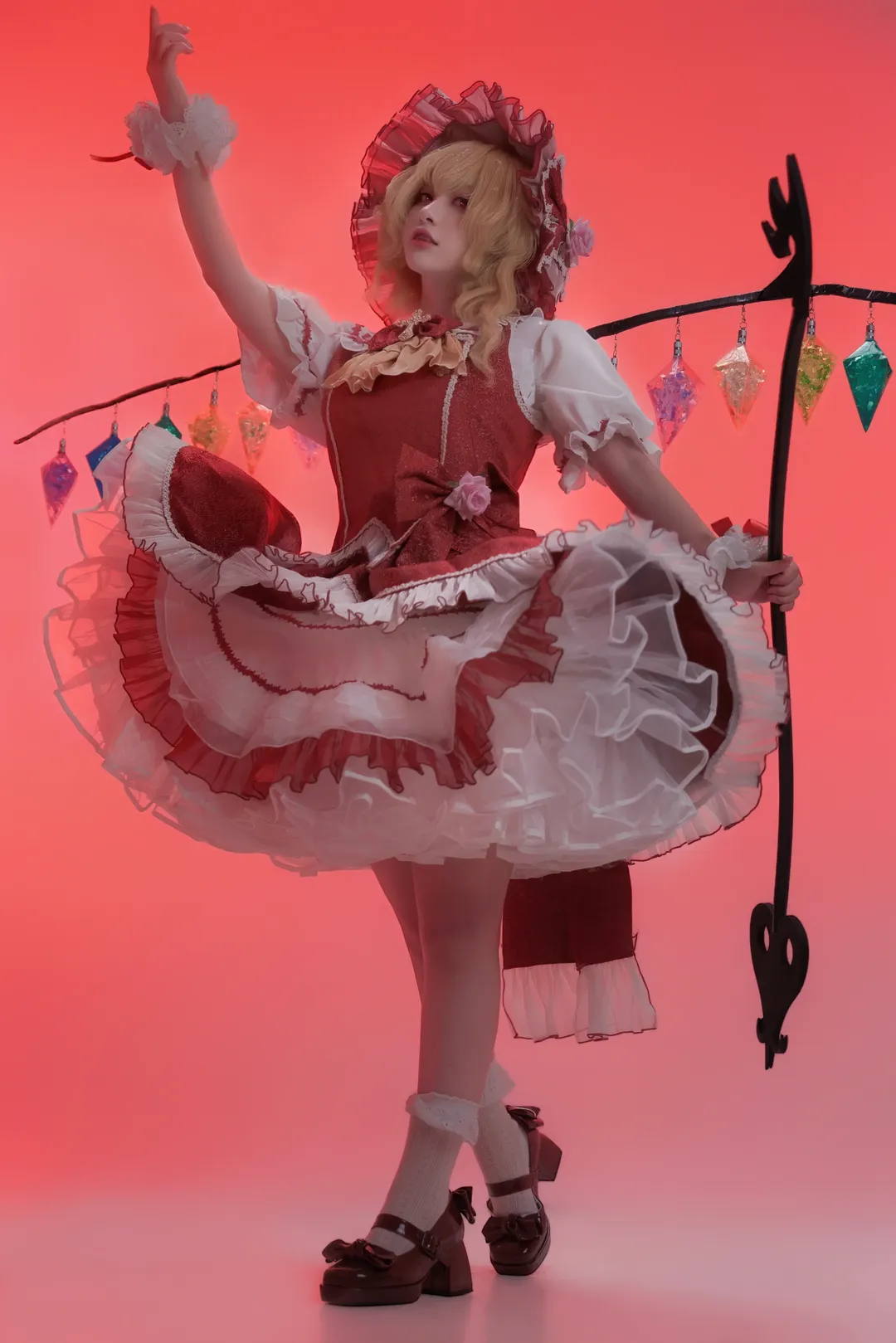 東方Project, イベント写真, コスプレ撮影, フランドール・スカーレットコスプレ, イベント撮影ポーズ参考 - 8枚目