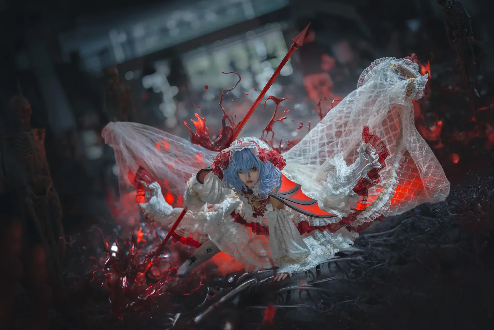 东方project, 漫展返图, 蕾米莉亚斯卡雷特cos, 吸血鬼cosplay, 哥特风摄影