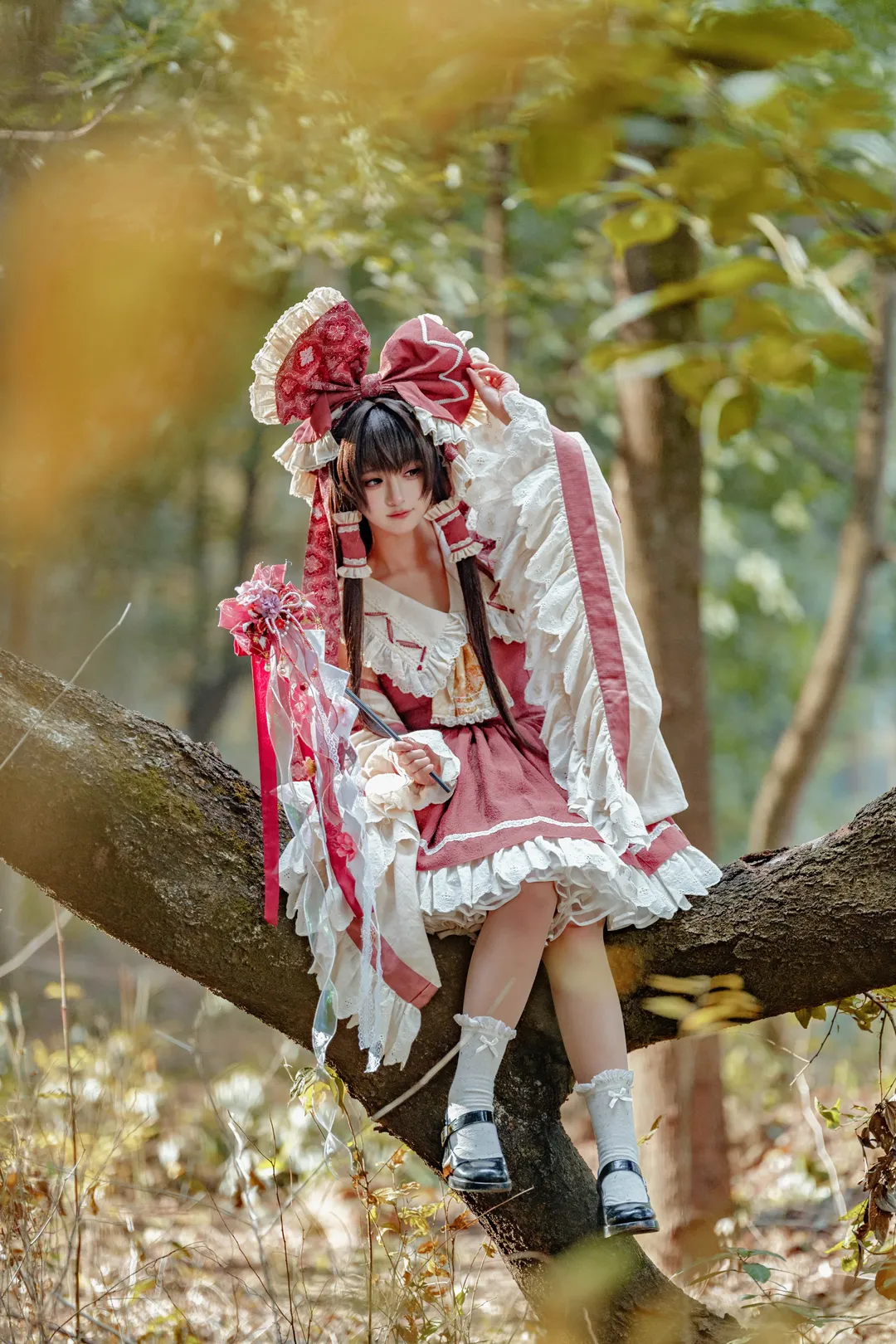 博丽灵梦cos, 东方Project, 幻想乡, 二设, cosplay摄影 - 第1张