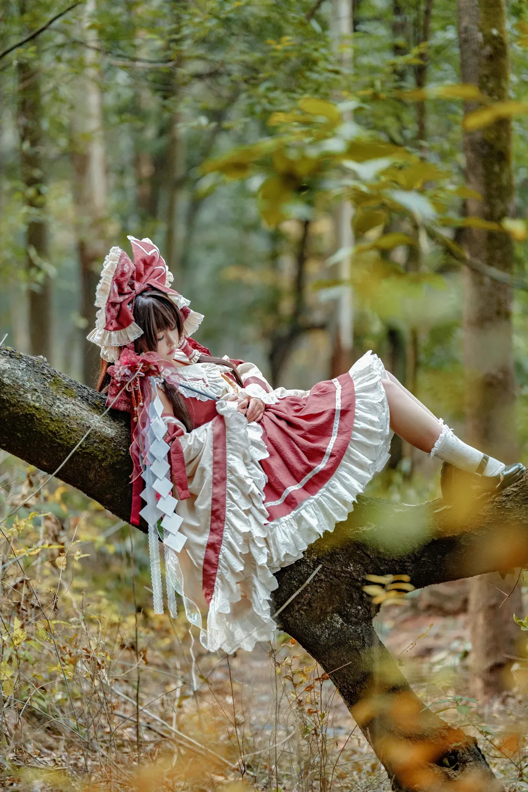 博丽灵梦cos, 东方Project, 幻想乡, 二设, cosplay摄影