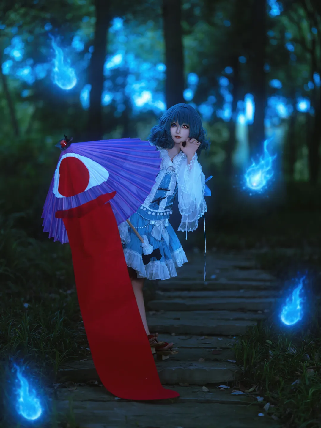 cosplay, 二次元攝影, 東方project, 多多良小傘cos, 幽靈少女