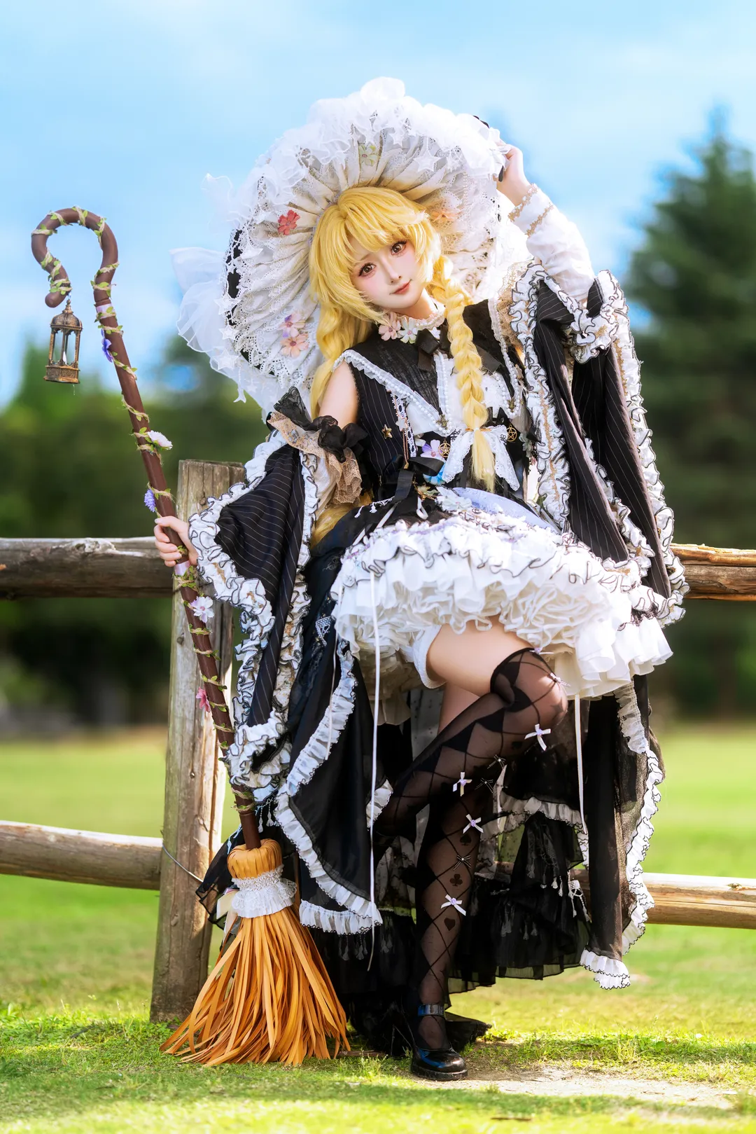 东方project, 雾雨魔理沙cos, cosplay摄影, 户外人像, 二次元角色扮演 - 第1张