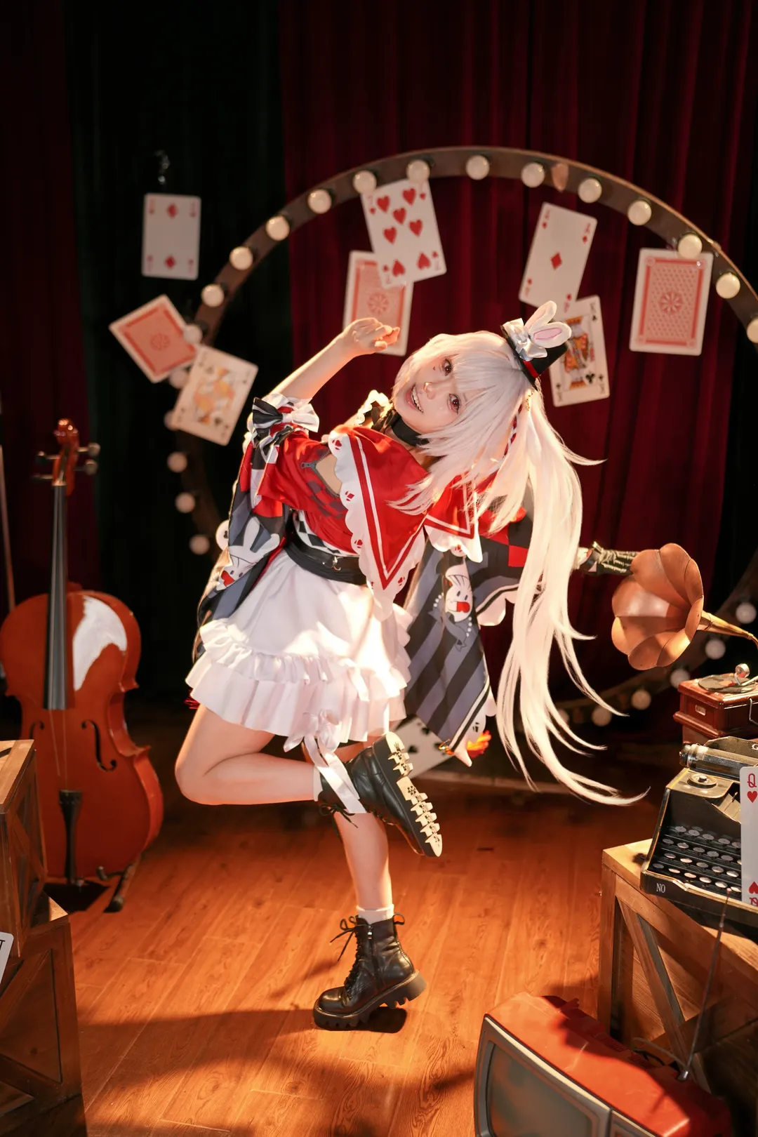 二次元攝影, 崩壞星穹鐵道, 花火cos, Cosplay日常, 復古舞臺風 - 第2張