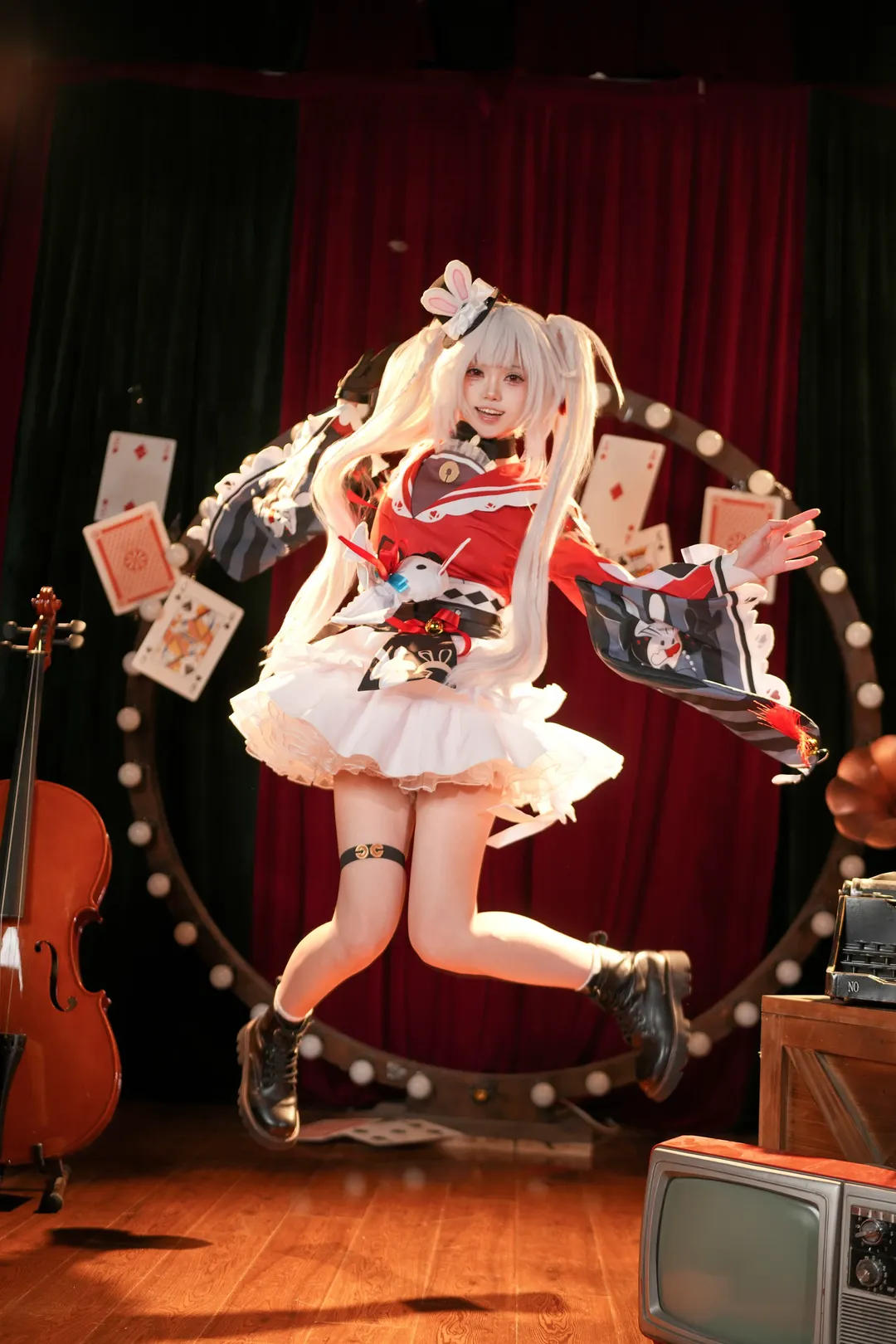 二次元攝影, 崩壞星穹鐵道, 花火cos, Cosplay日常, 復古舞臺風 - 第3張