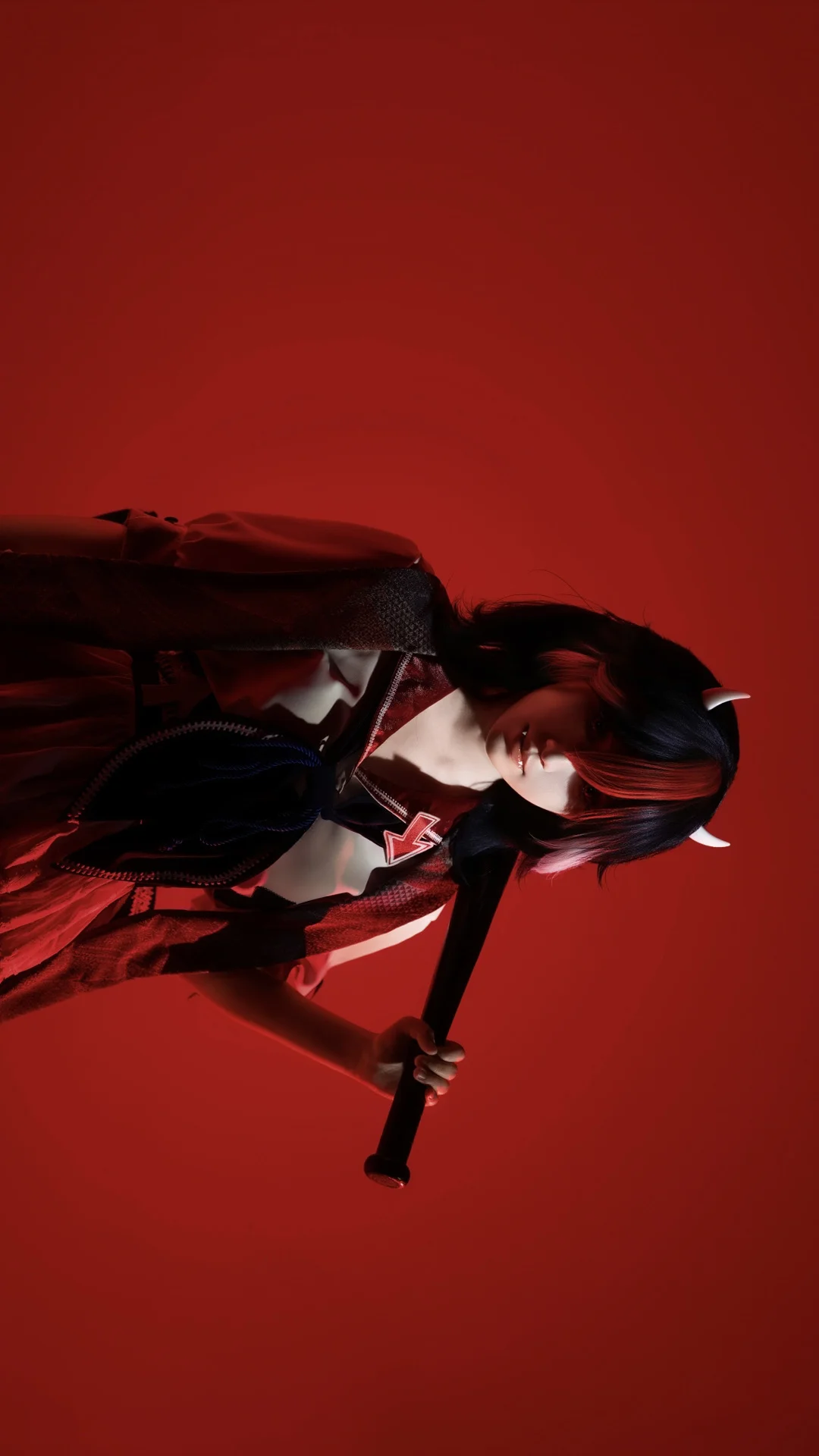 东方project, cosplay摄影, 红黑配色, 鬼人正邪cos, 下克上 - 第2张