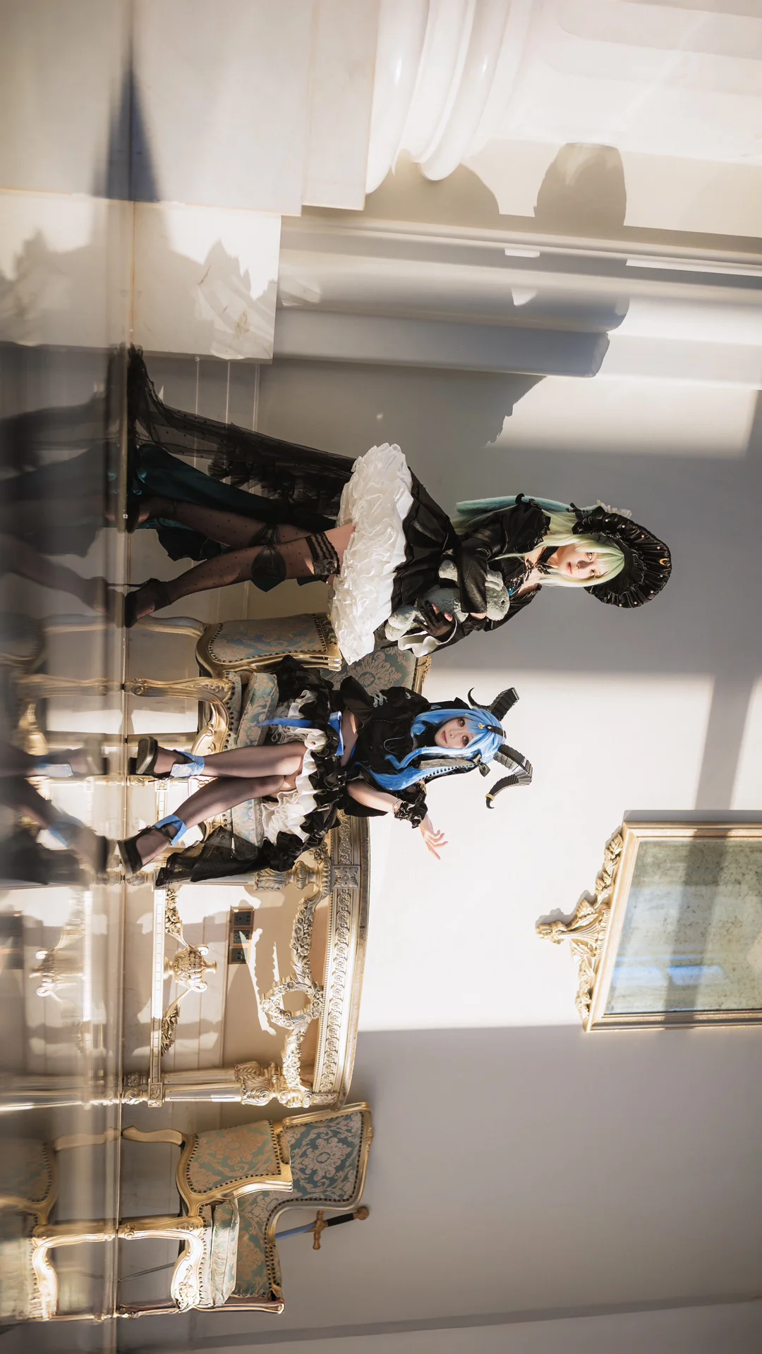 哥特风cosplay, 双人摄影, 祥睦cos, ave mujica, 厦门拍照 - 第3张